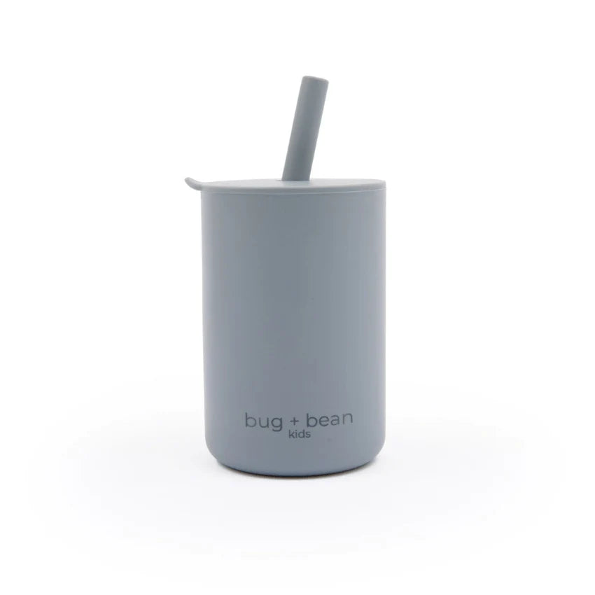 Silicone Cup With Straw & Lid
