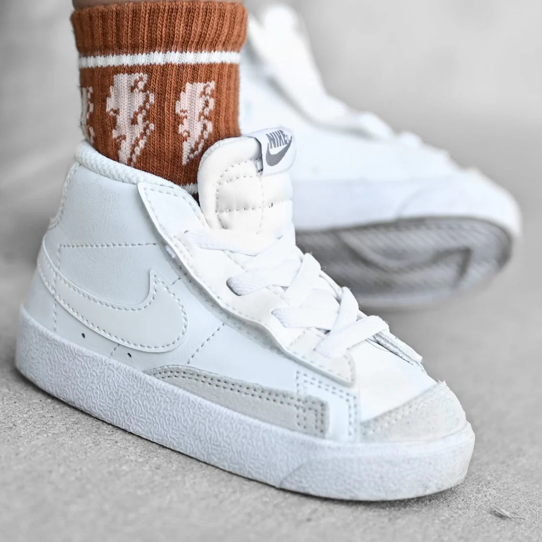 Kickin It Up Socks - Lightening Bolt