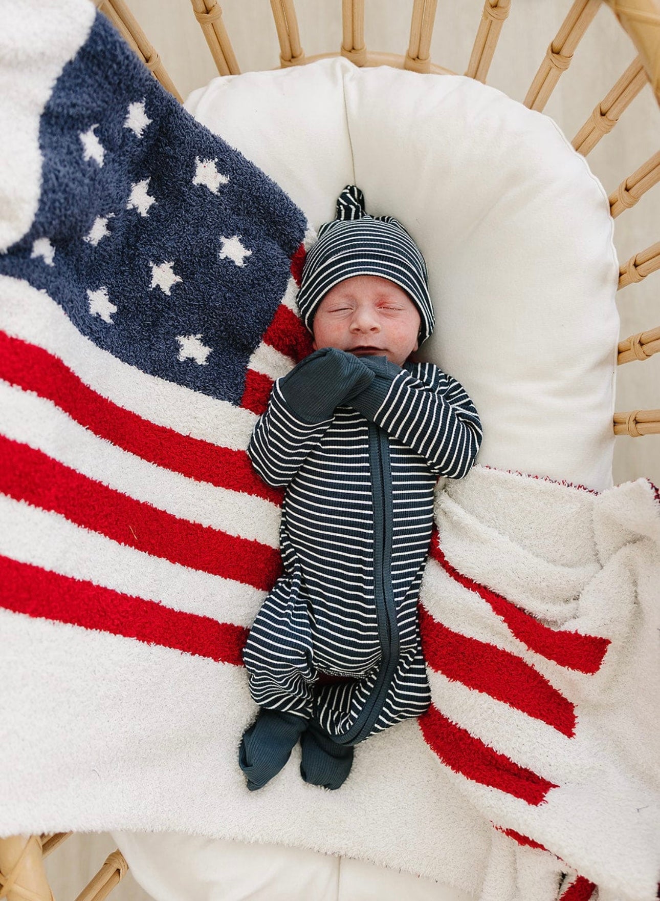 Navy Stripe Bamboo Pajama