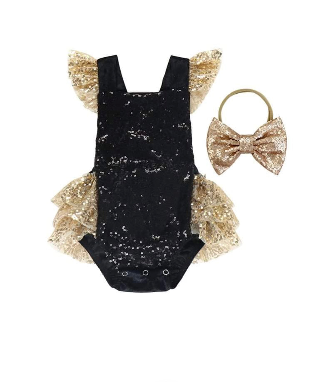 Primrose Noir Sequin Set