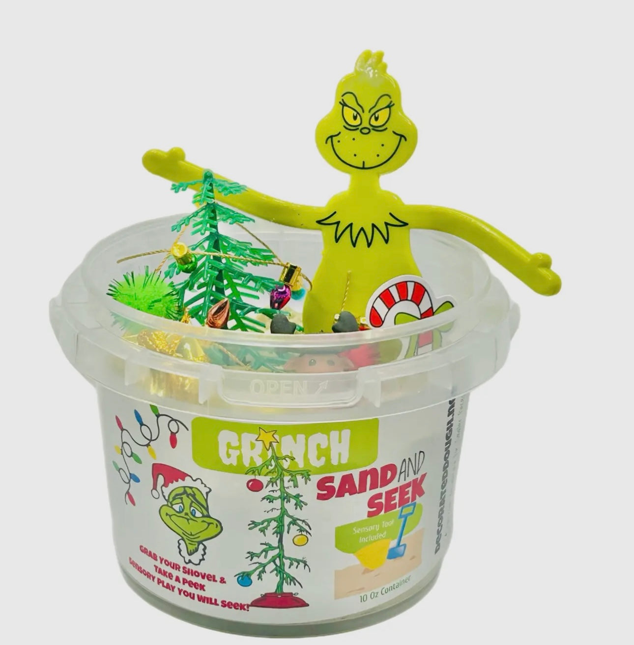 Grinch Sensory Sand