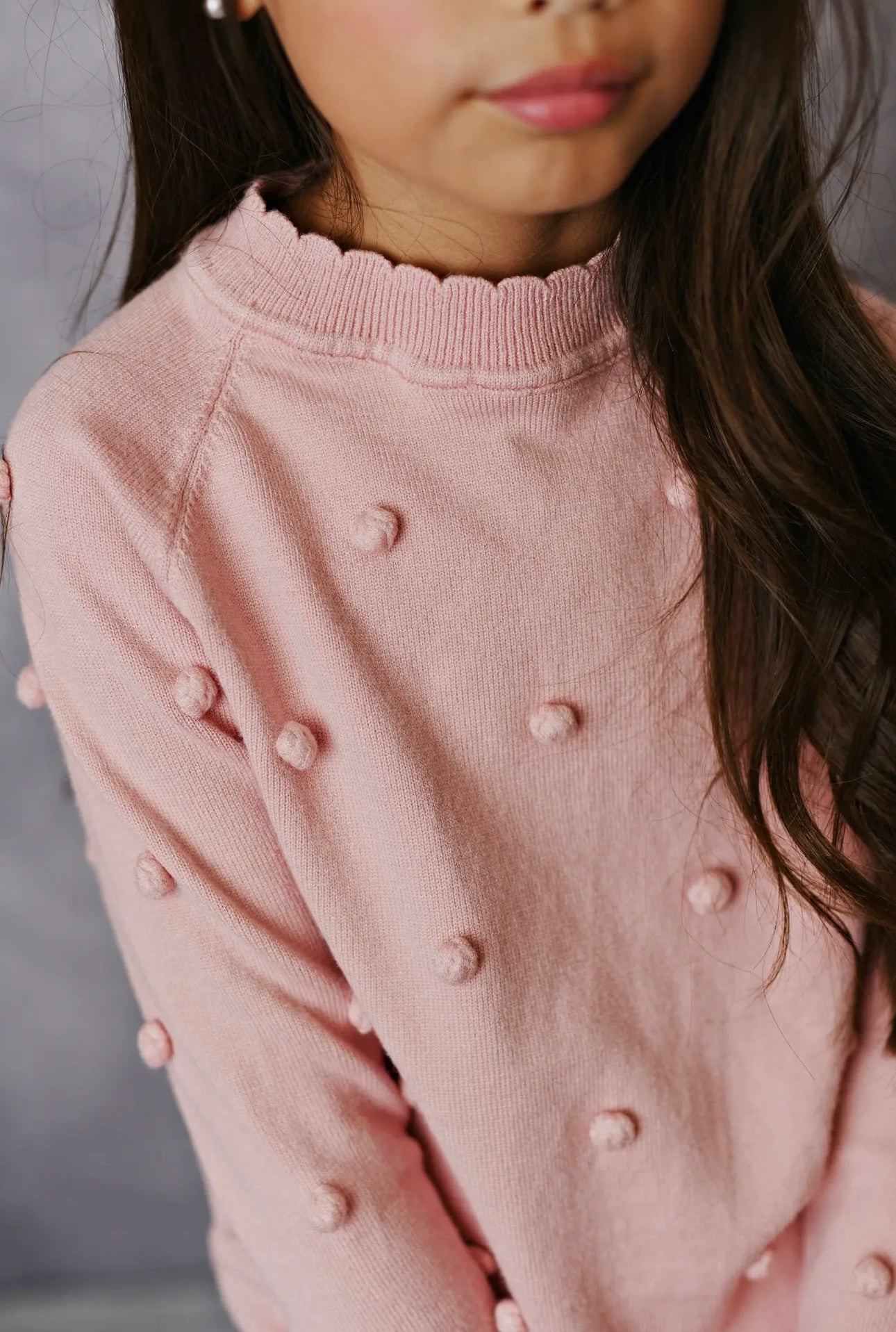 Blush Pom Sweater