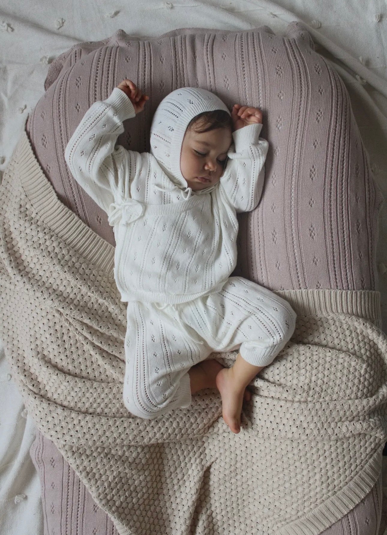 Bring Me Home Pointelle Set (White)