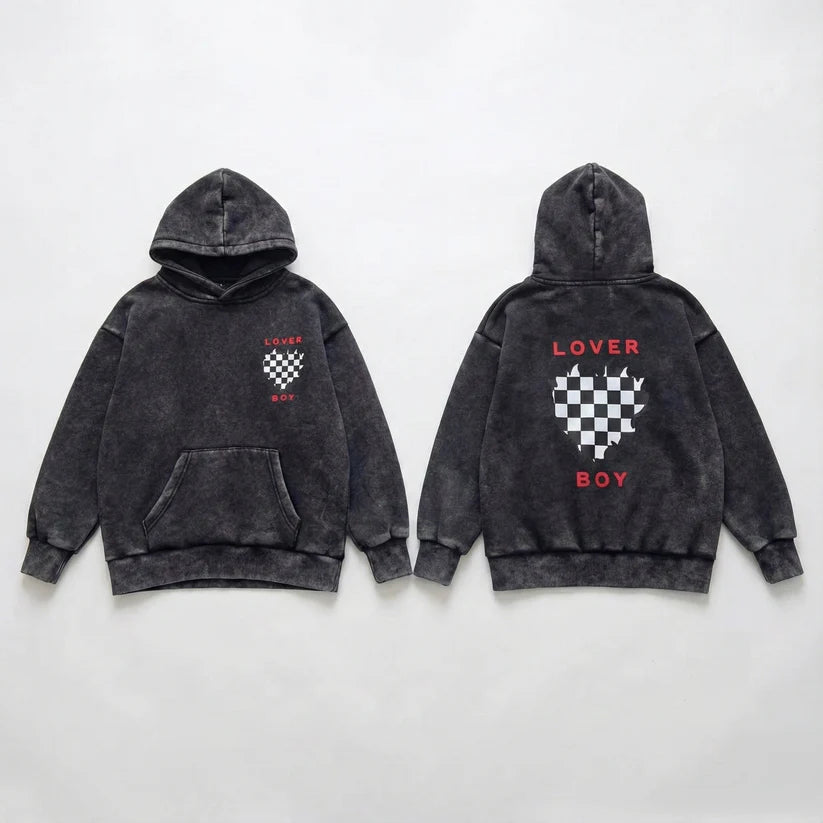 LOVER BOY Vintage Wash Hoodie