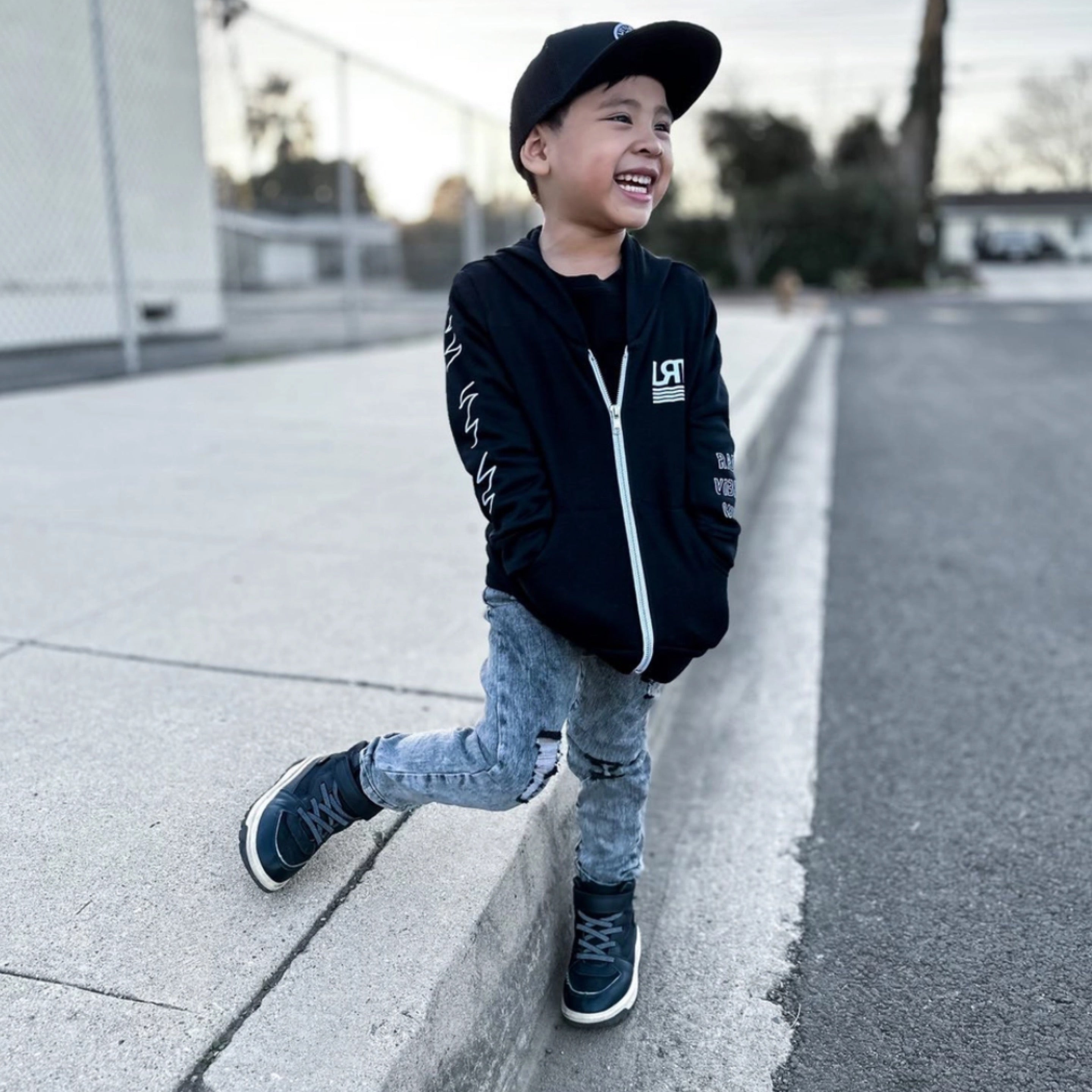 Rad Vibes Only Zip-UP Hoodie