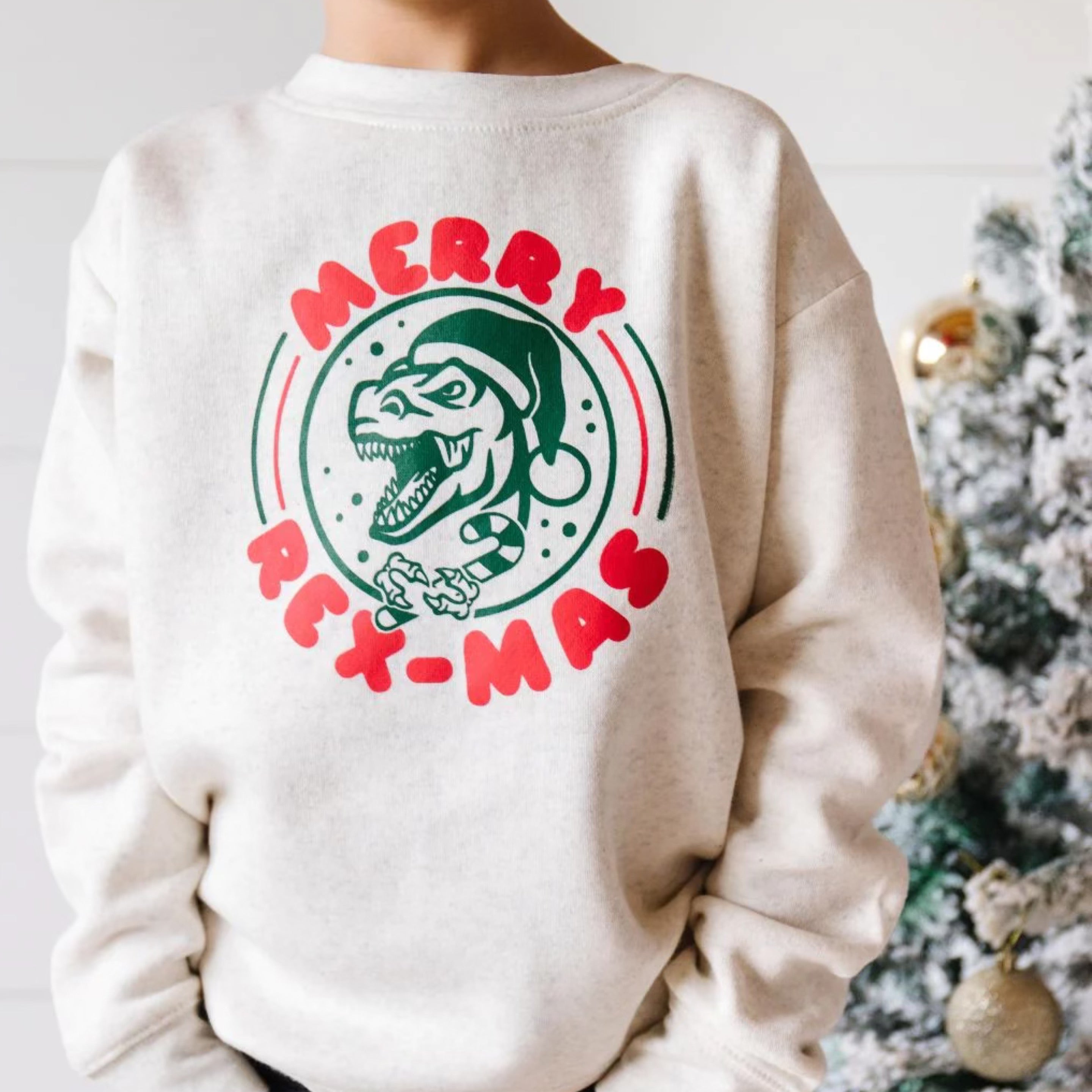 Merry Rex-Mas Christmas Sweatshirt
