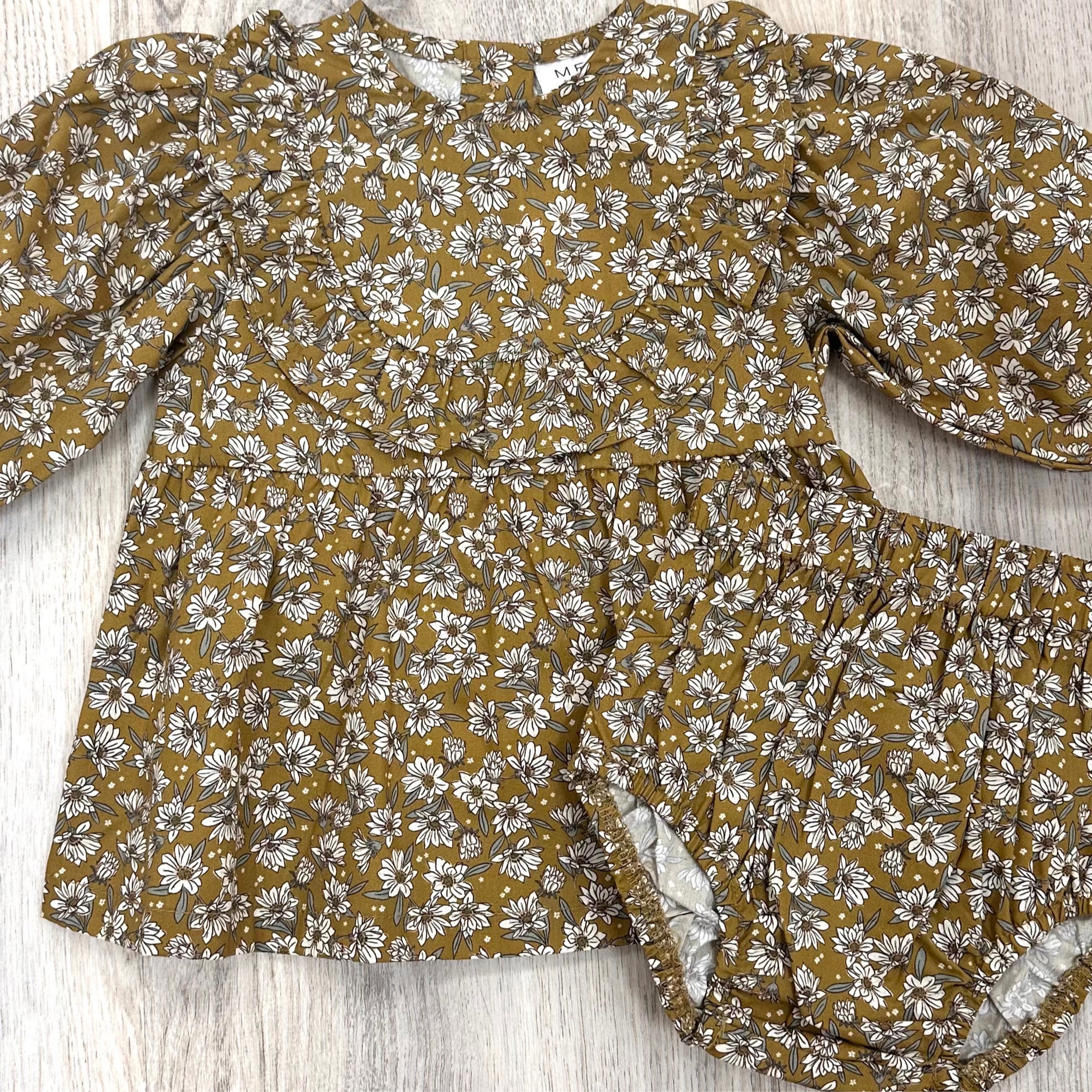 Magnolia Cotton Dress With Bloomers