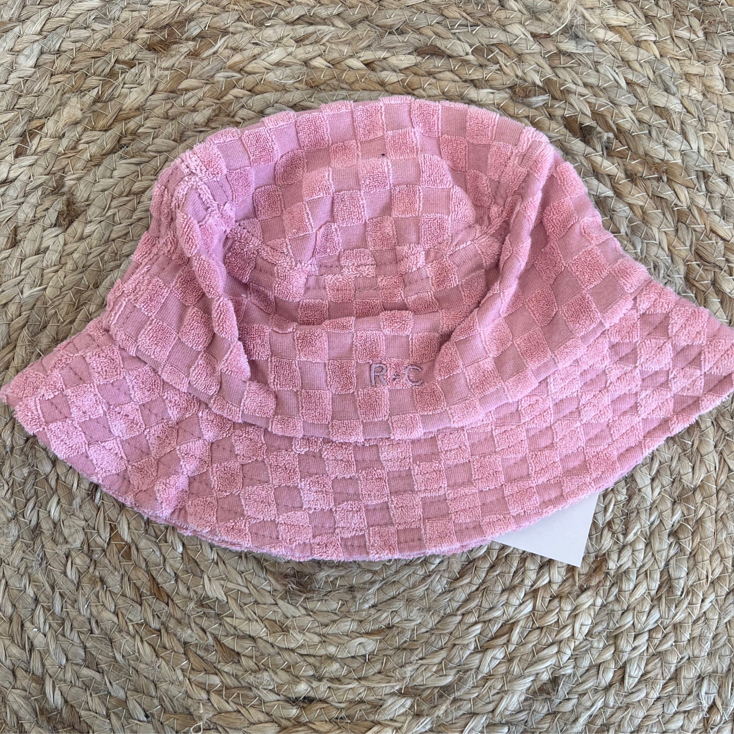 Terry Bucket Hat Pink