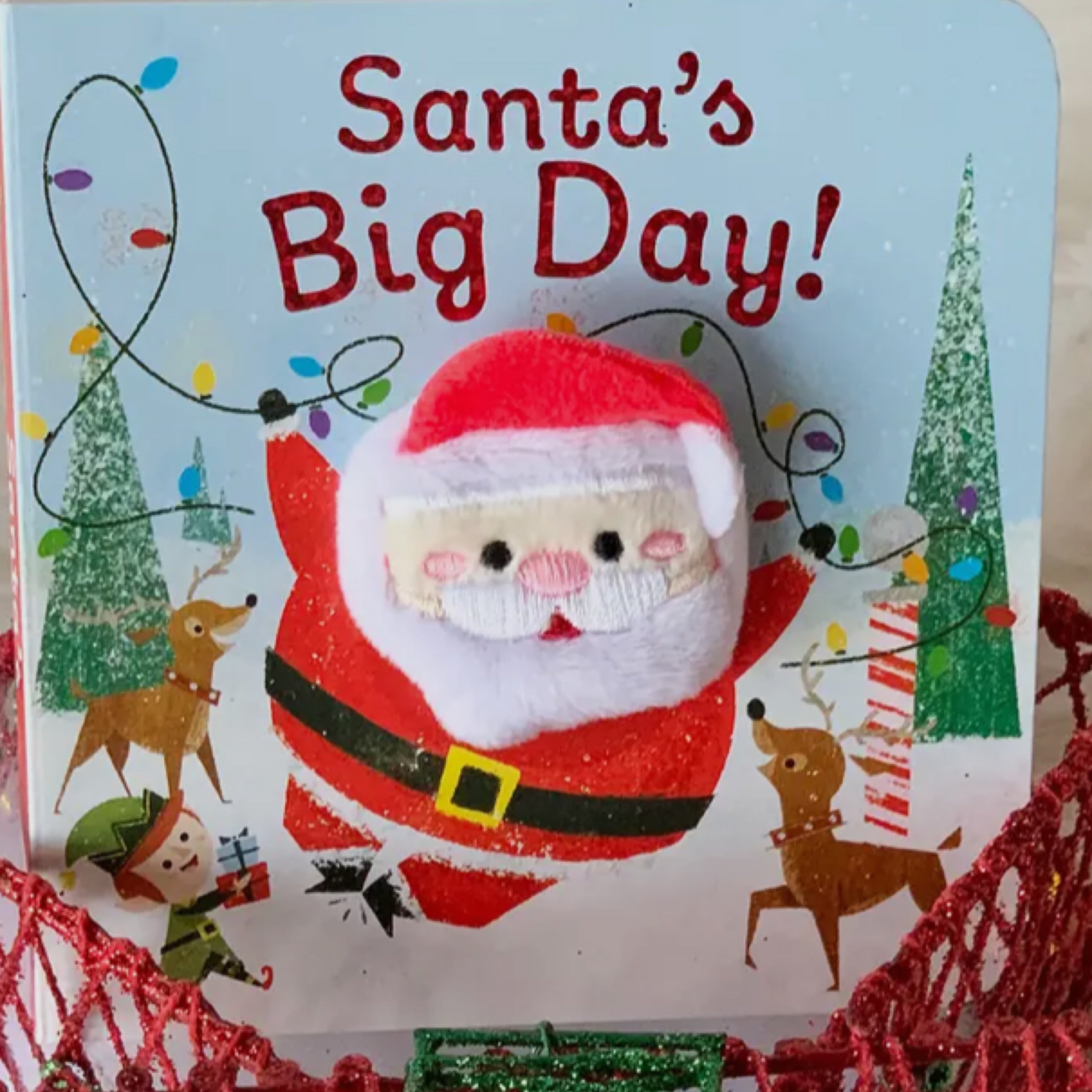 Santa's Big Day Puppet Book