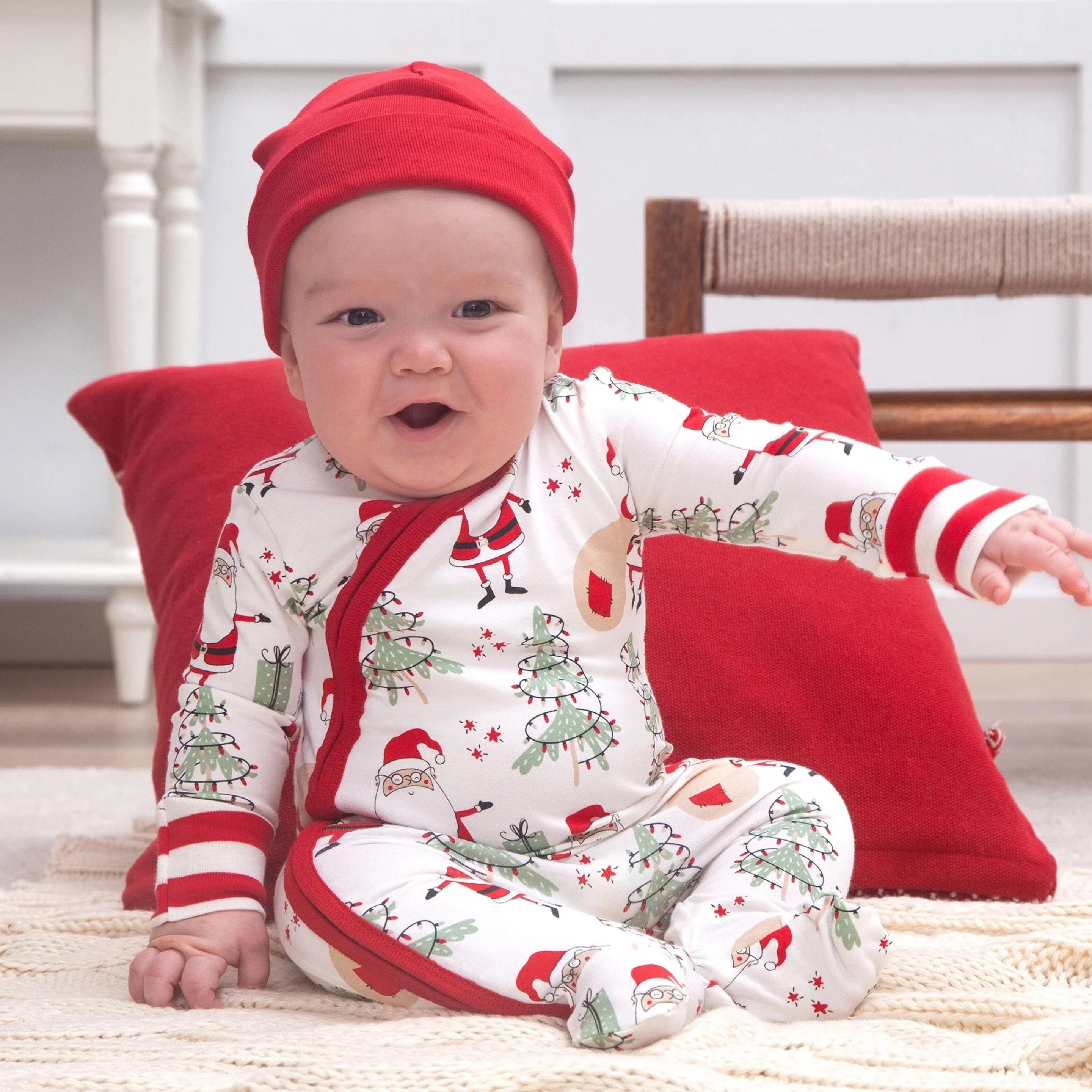 Here Comes Santa Bamboo Romper