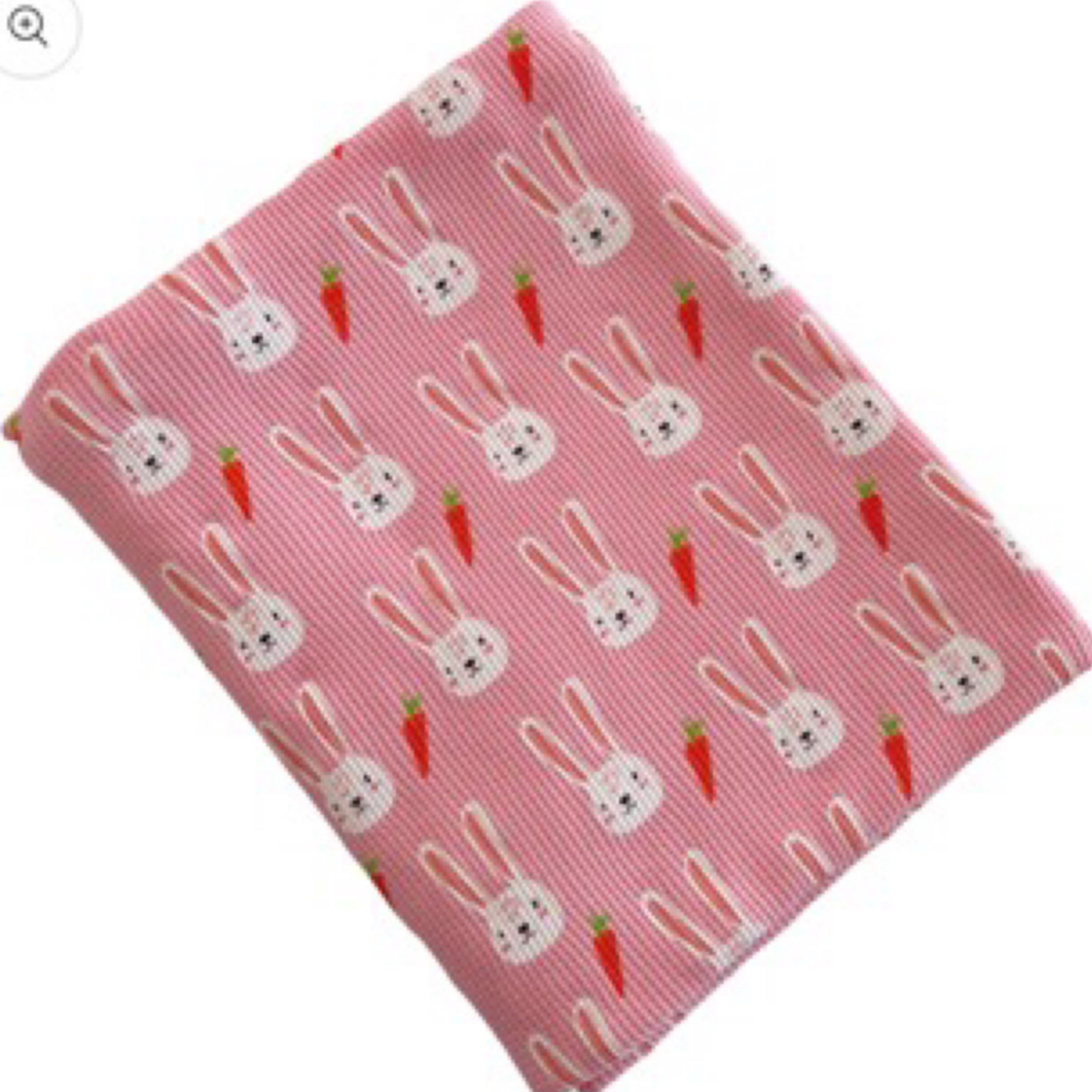 Sister Bunny Organic Cotton Swaddle Blanket