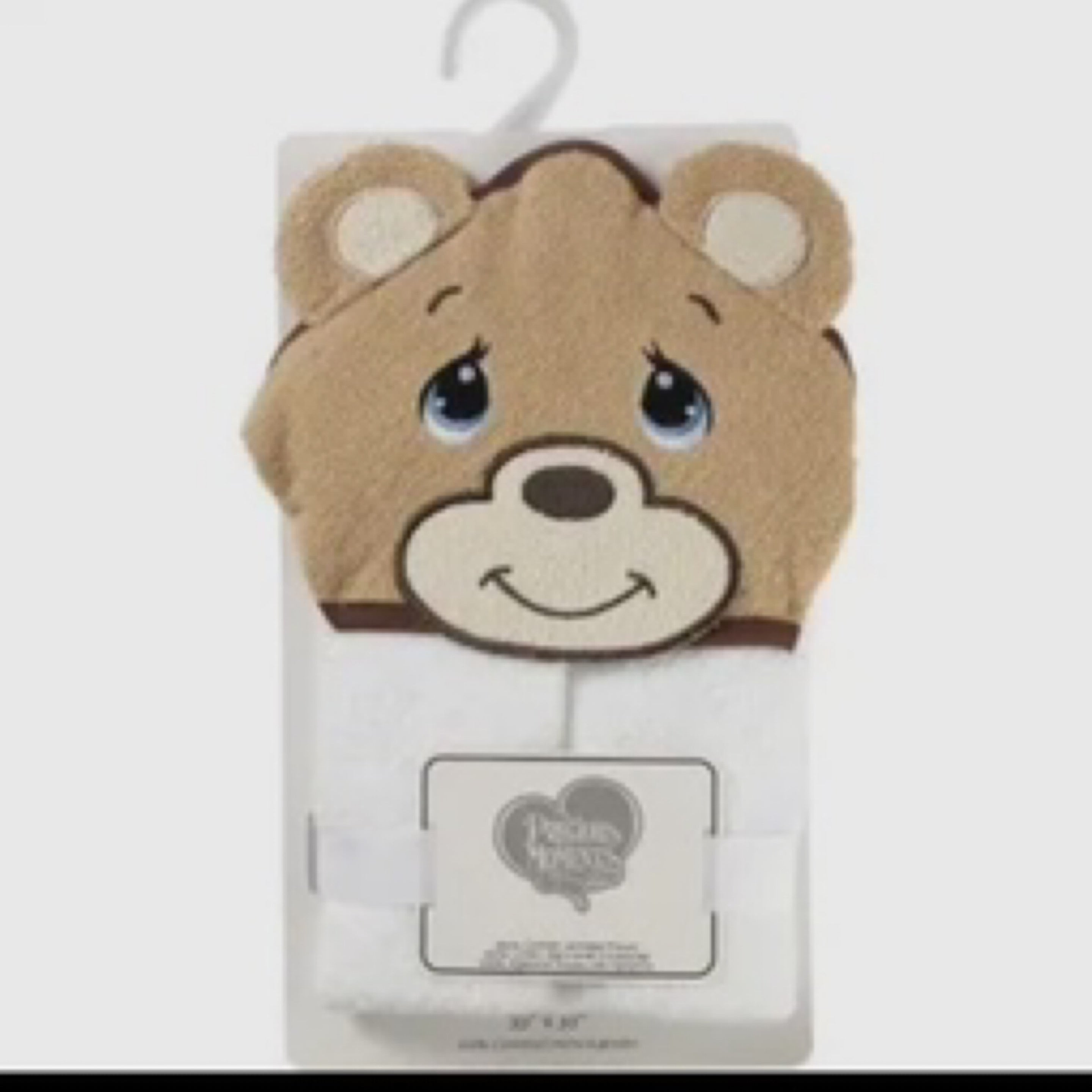 Precious Moments Bear Hooded Towel