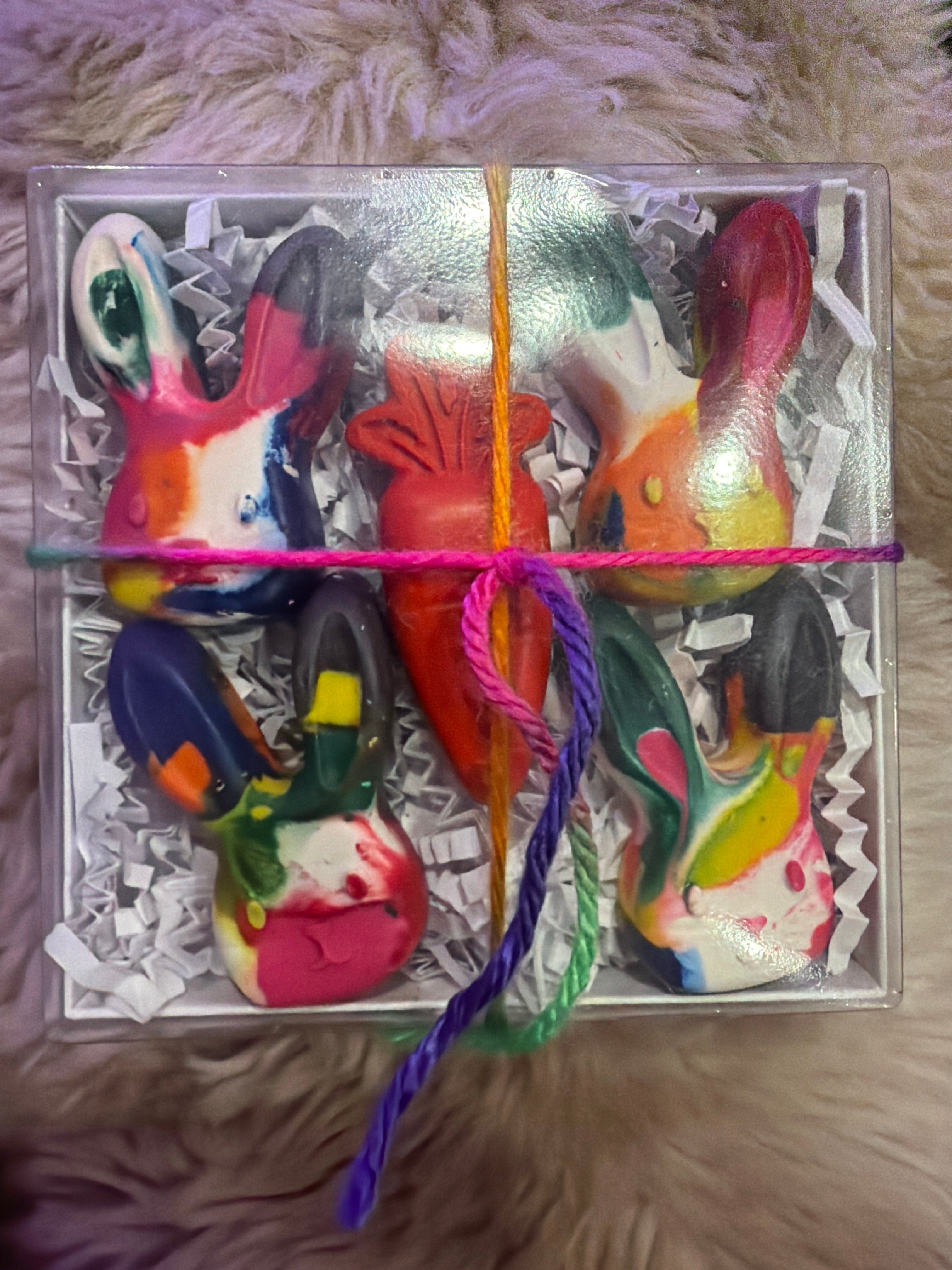 Easter Bunny Crayons