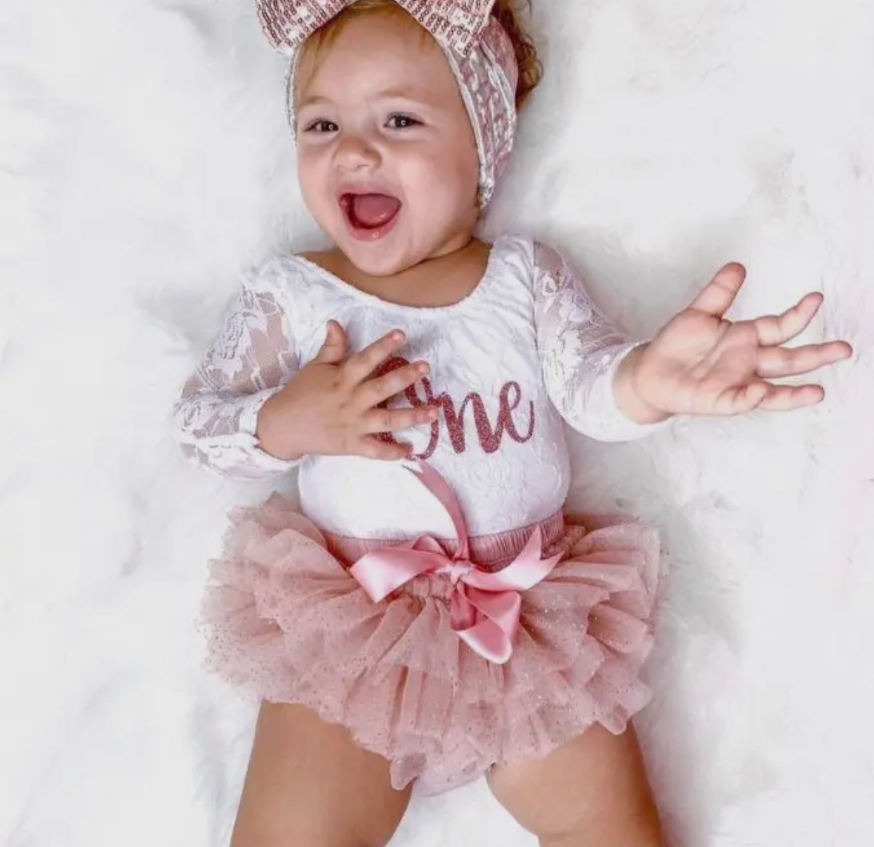 One Year Old Bodysuit & TuTu Set