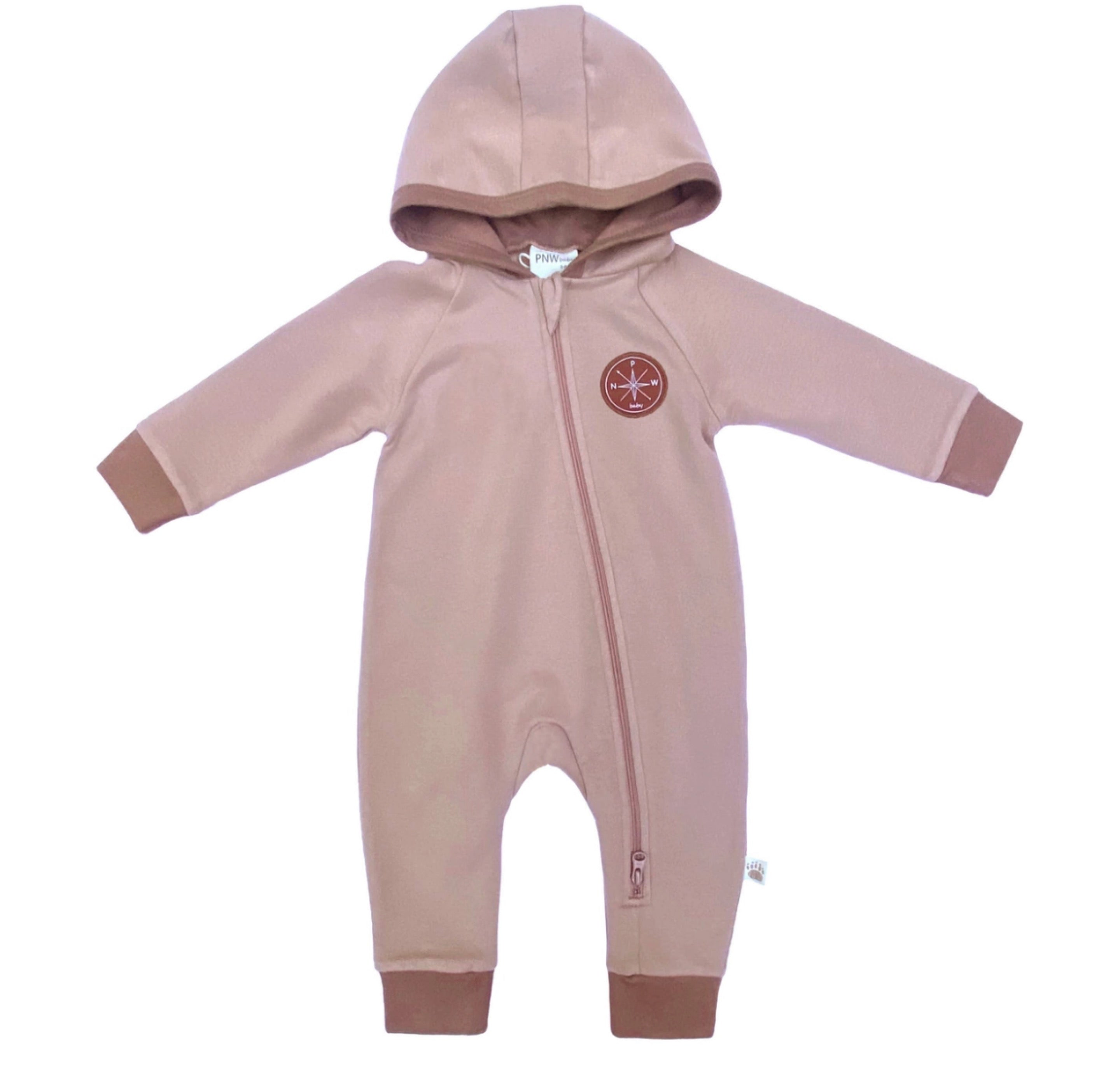 Rose Hooded Romper