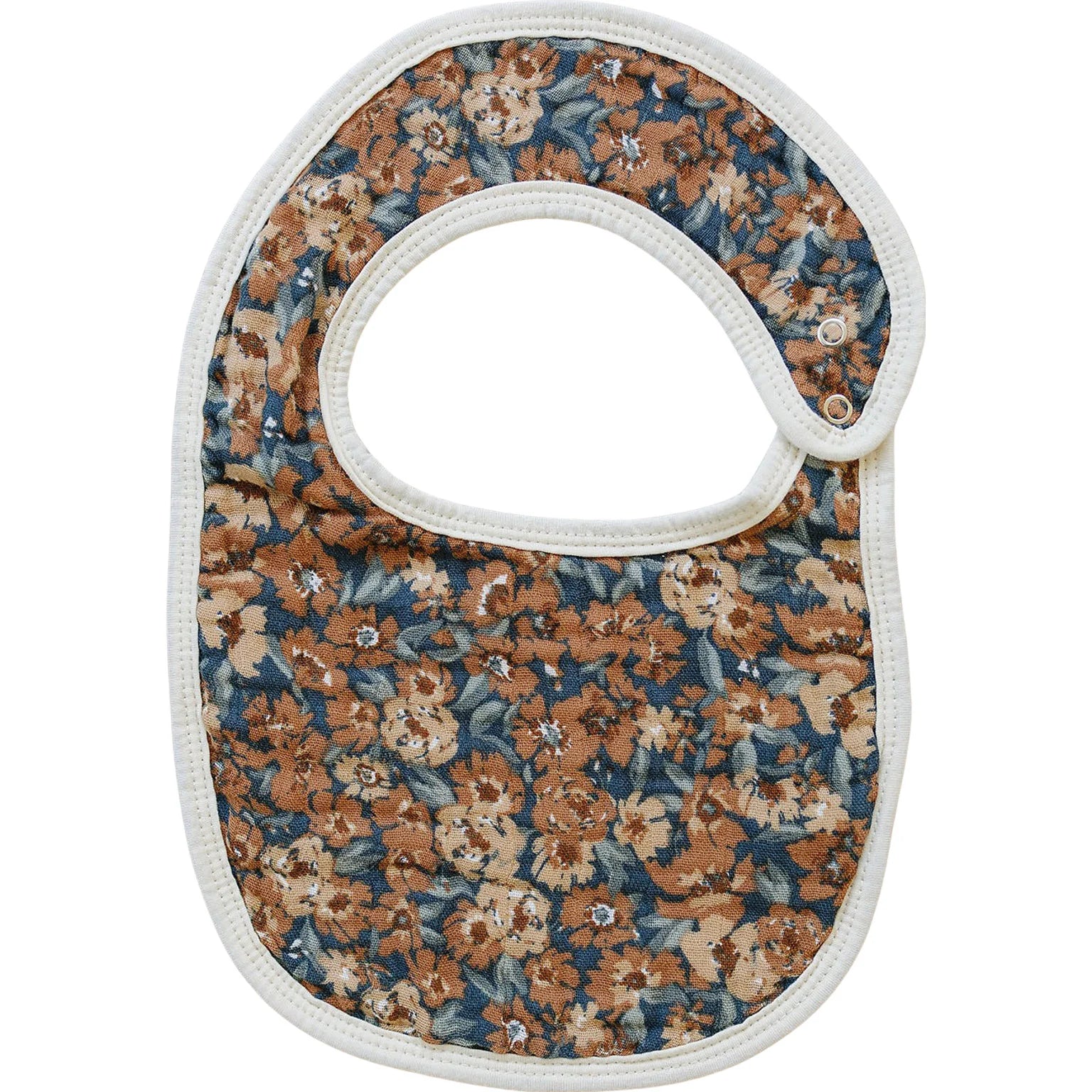 Autumn Bloom Muslin Bib
