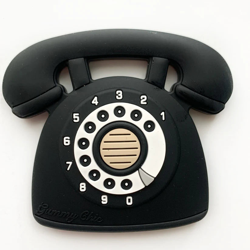 Rotary Phone Silicone Teether
