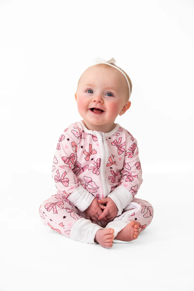 Pink Bow Bamboo Pajama