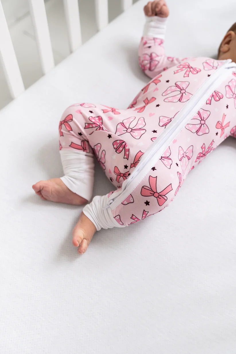 Pink Bow Bamboo Pajama