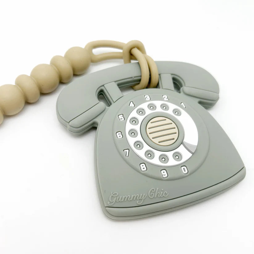 Rotary Phone Silicone Teether