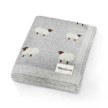 Cotton Knit Sheep Blanket