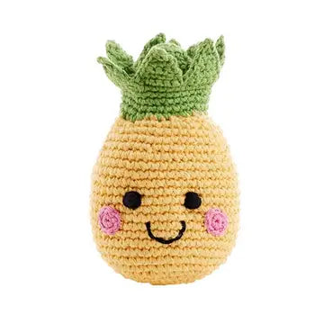 Friendly Pineapple Rattle Toy