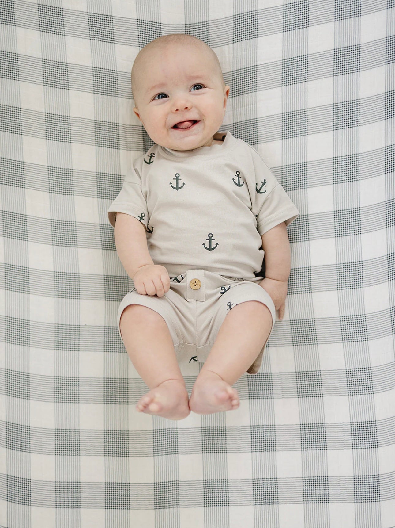 Anchors Button Short Set