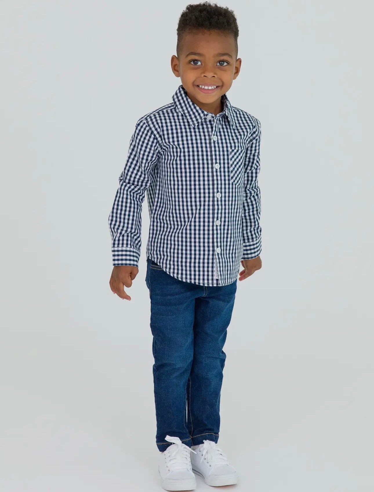 Medium Wash Pull-on Jeans
