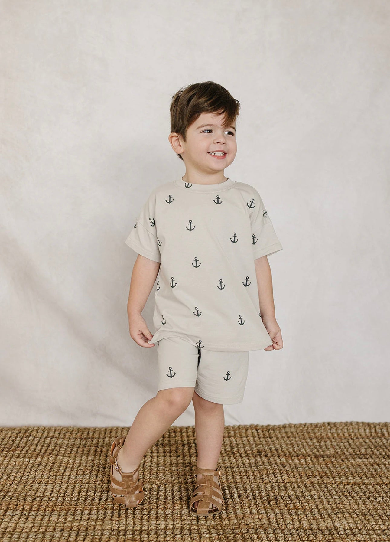Anchors Button Short Set