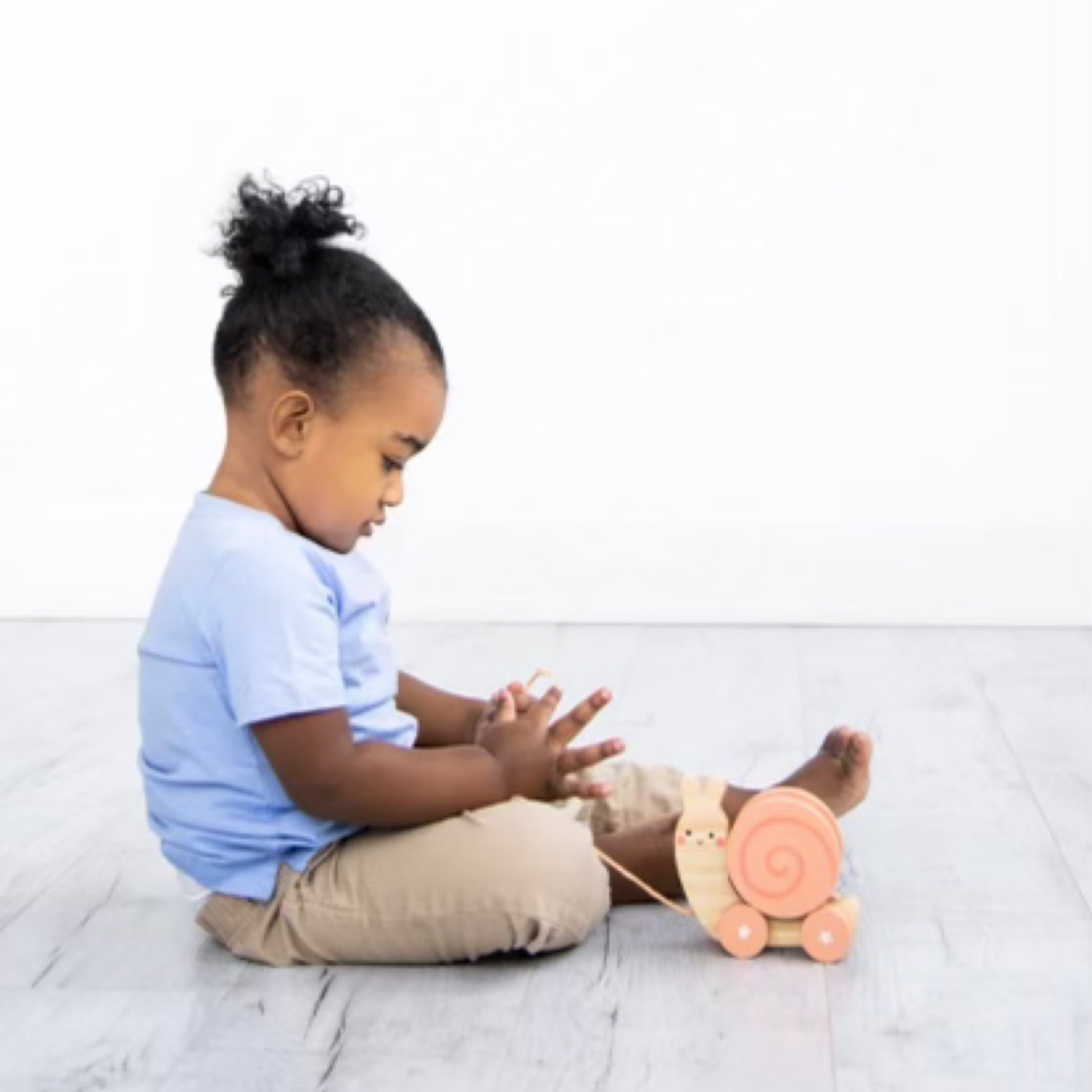 Wooden Snail Pull Toy