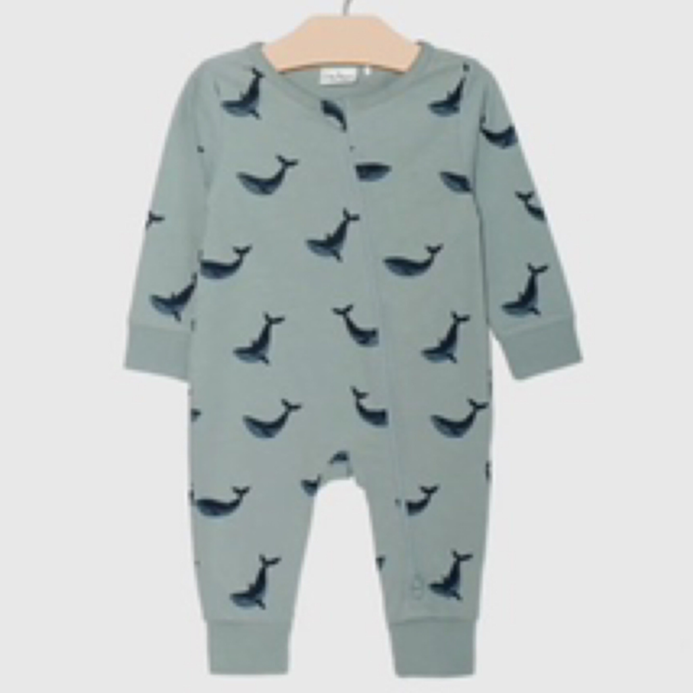 Blue Whale Zip Romper