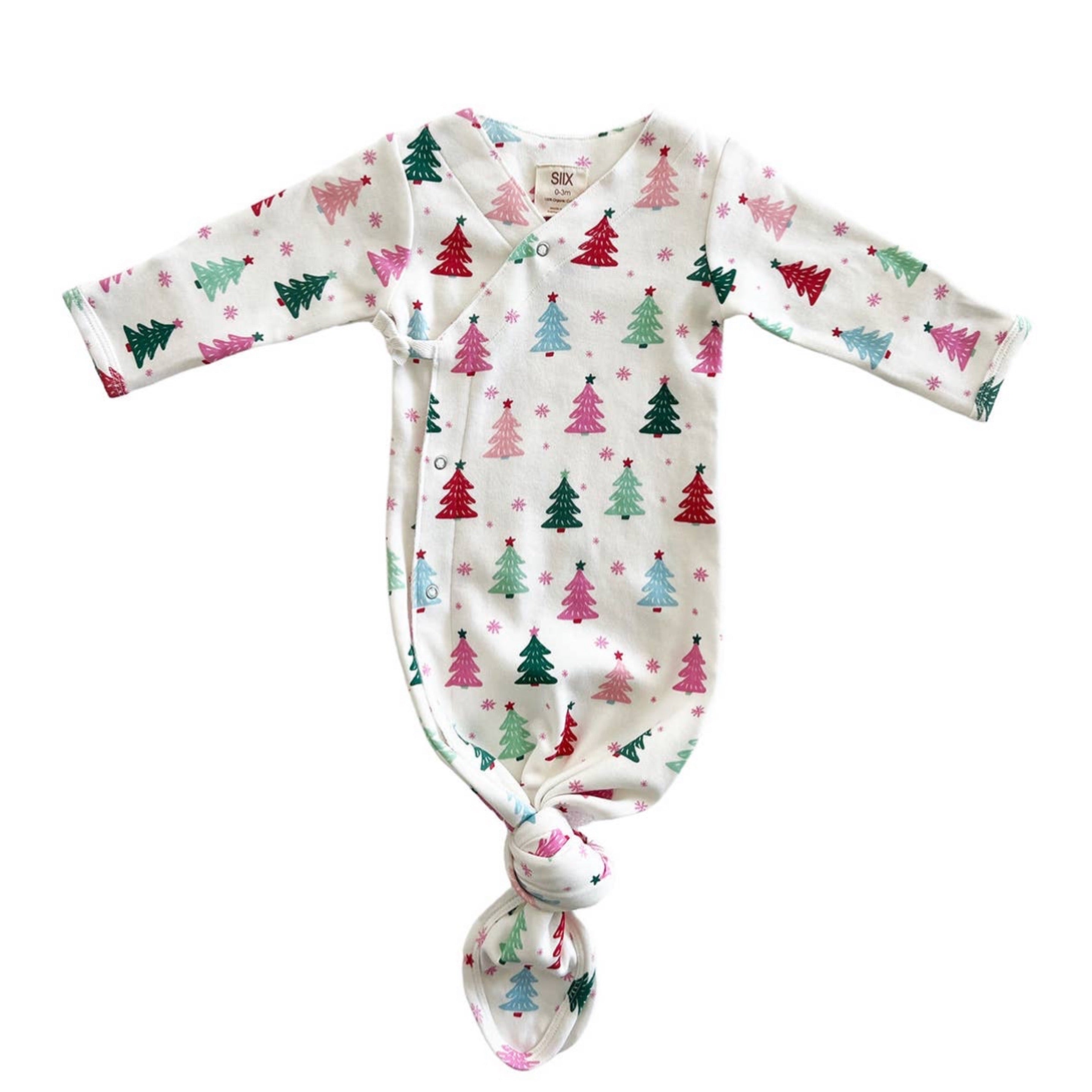 Christmas Trees Pink Knot Gown