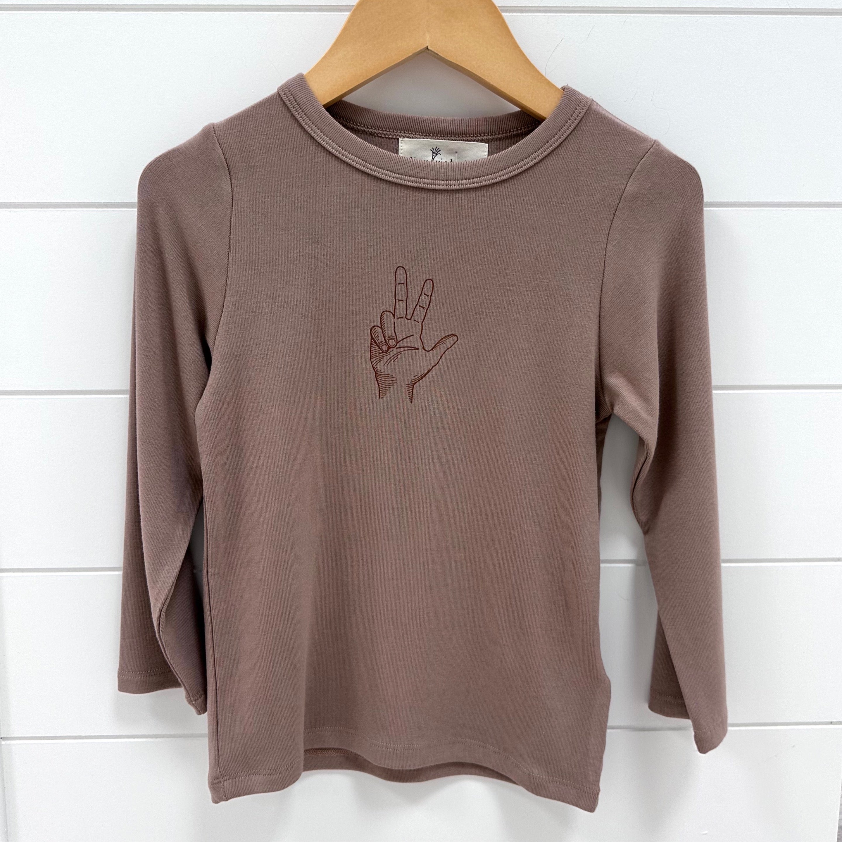 Three Year Old Long Sleeve Tee