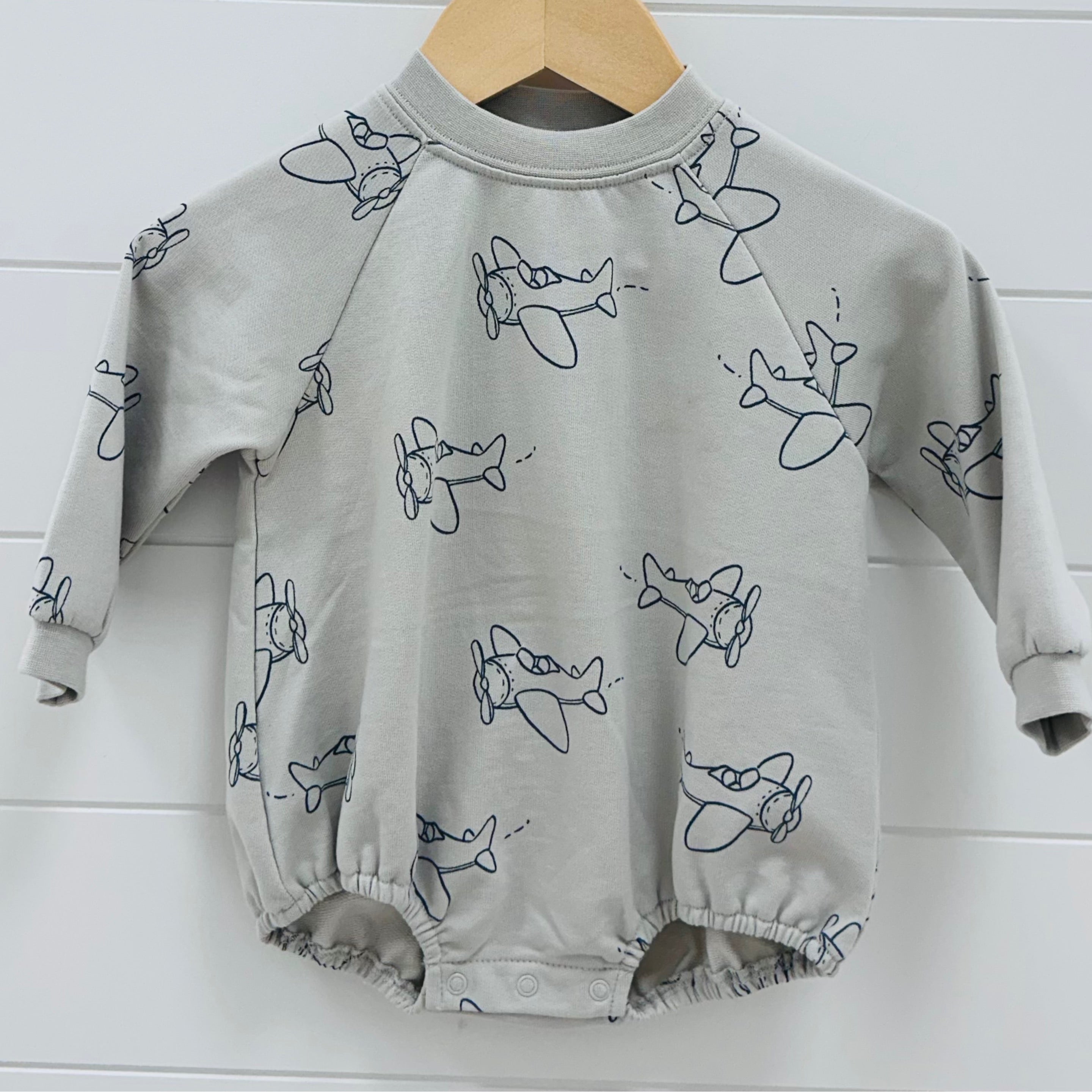 Airplane Crewneck Romper