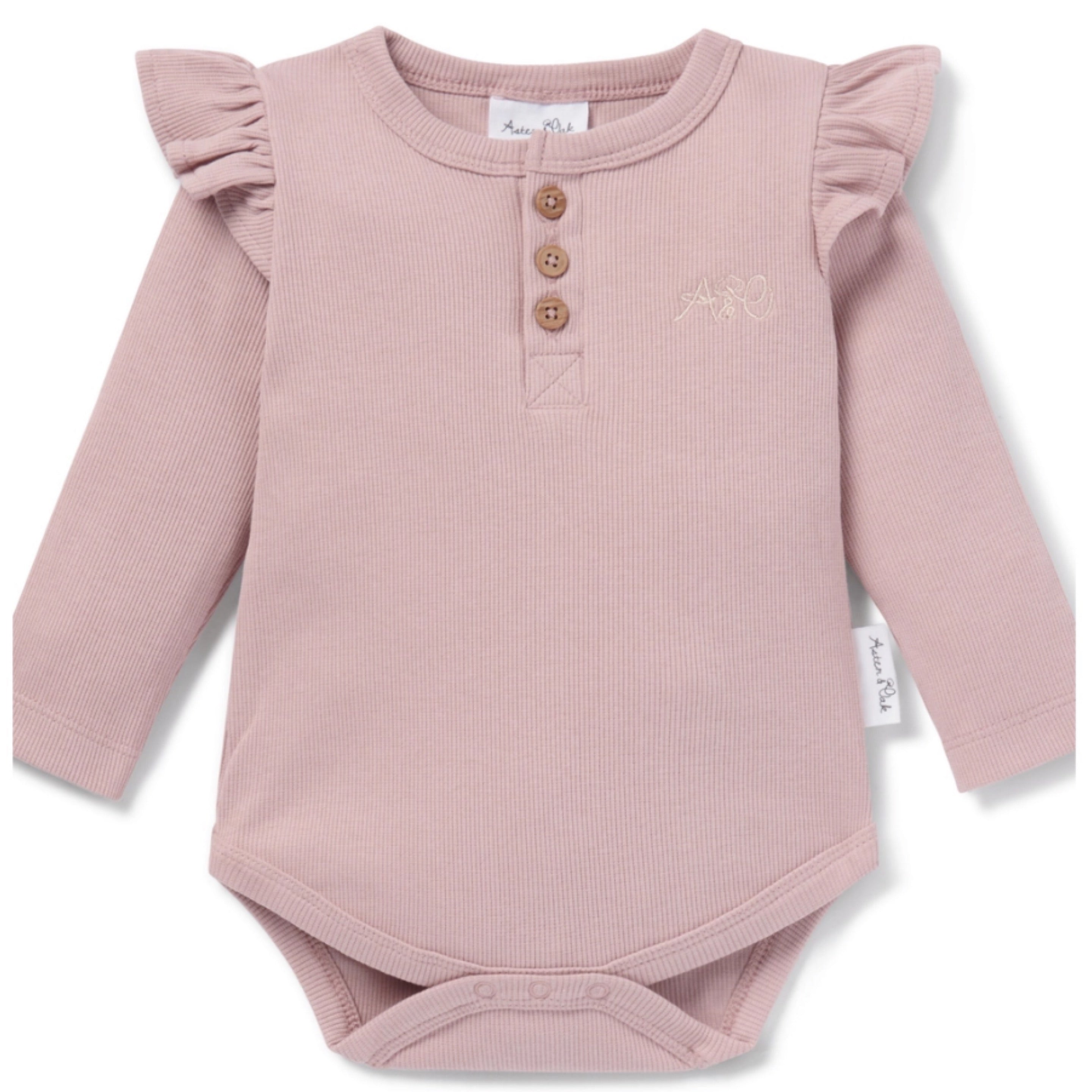 Rose Pink Rib Bodysuit