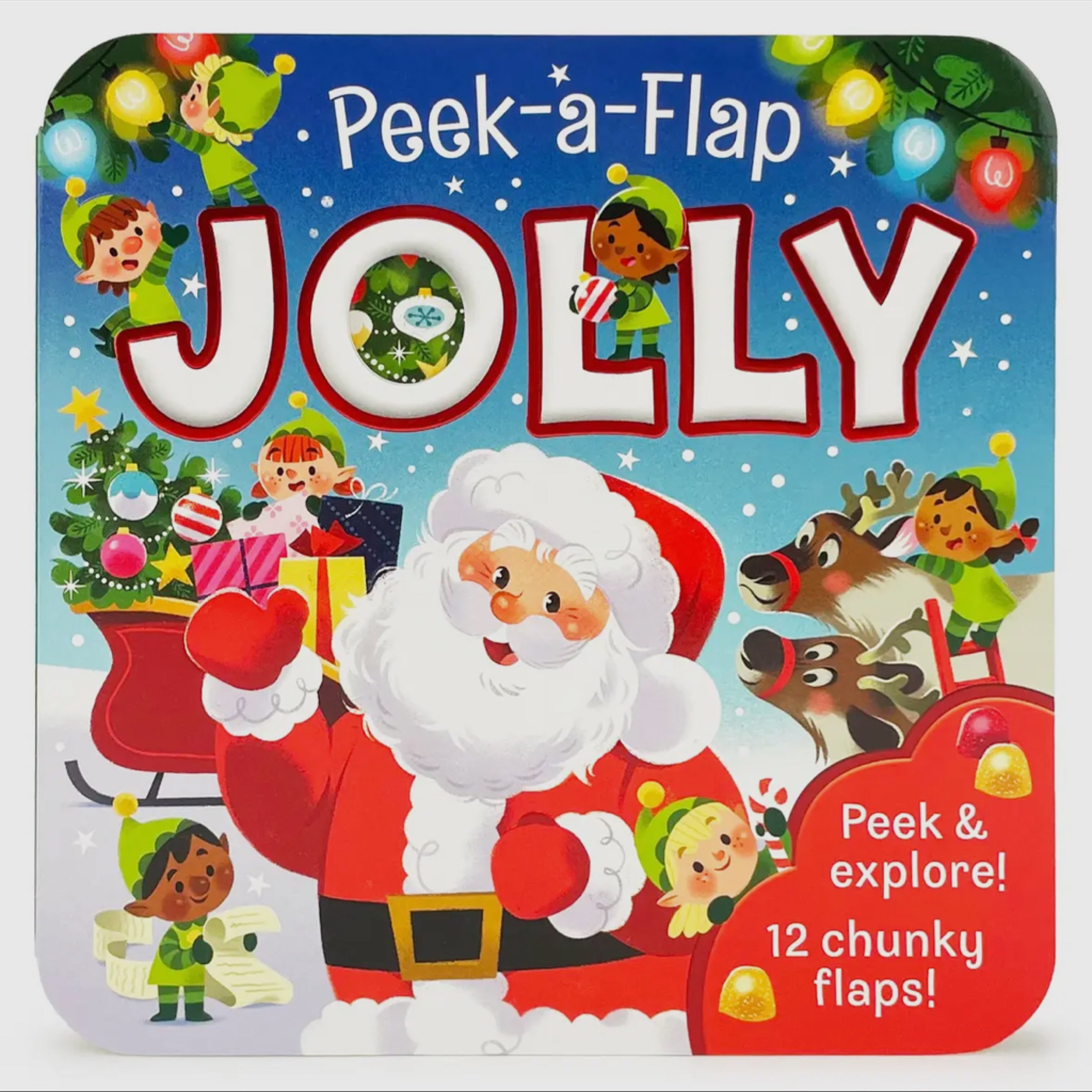 Peek a Flap Jolly Board Book