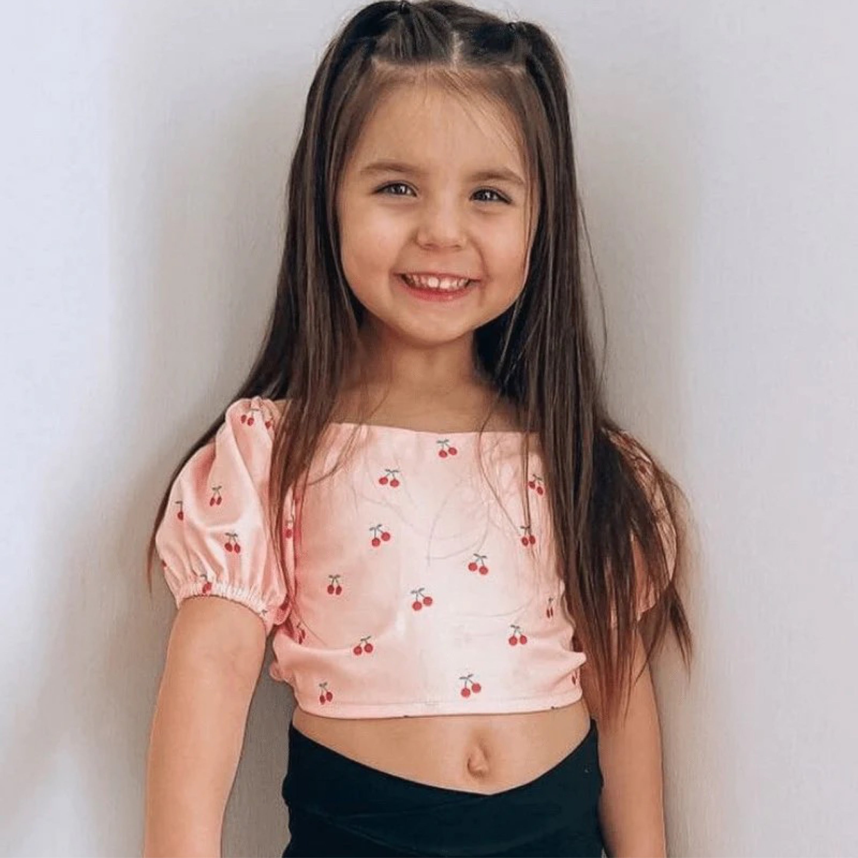 Sweet Cherry Off-the-Shoulder Top