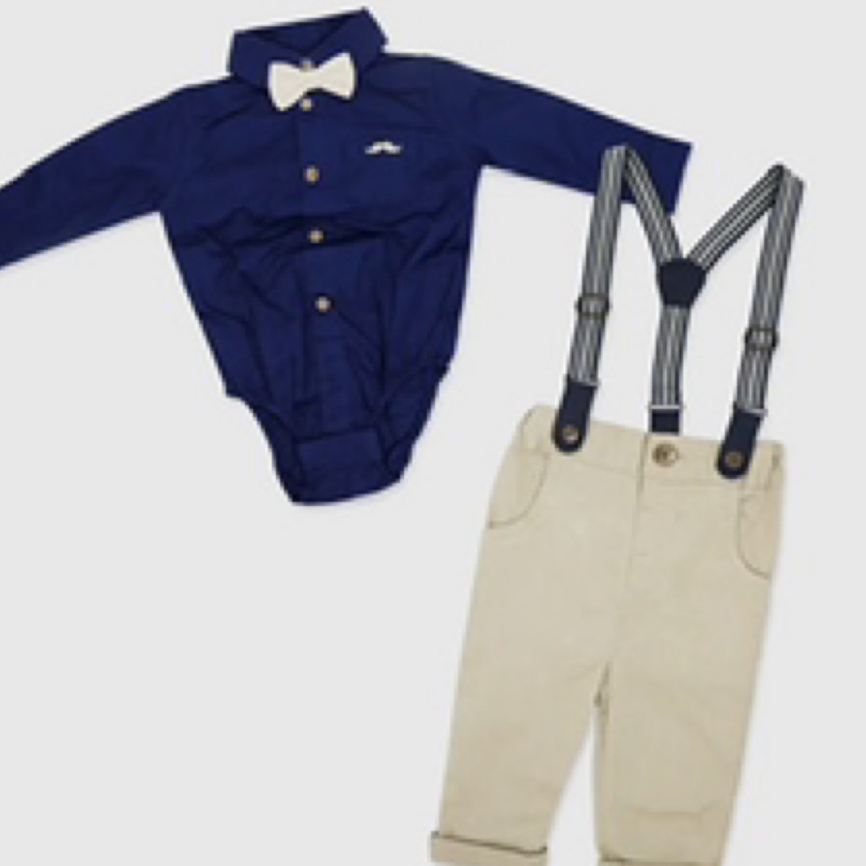 Suspender Bow Tie Set