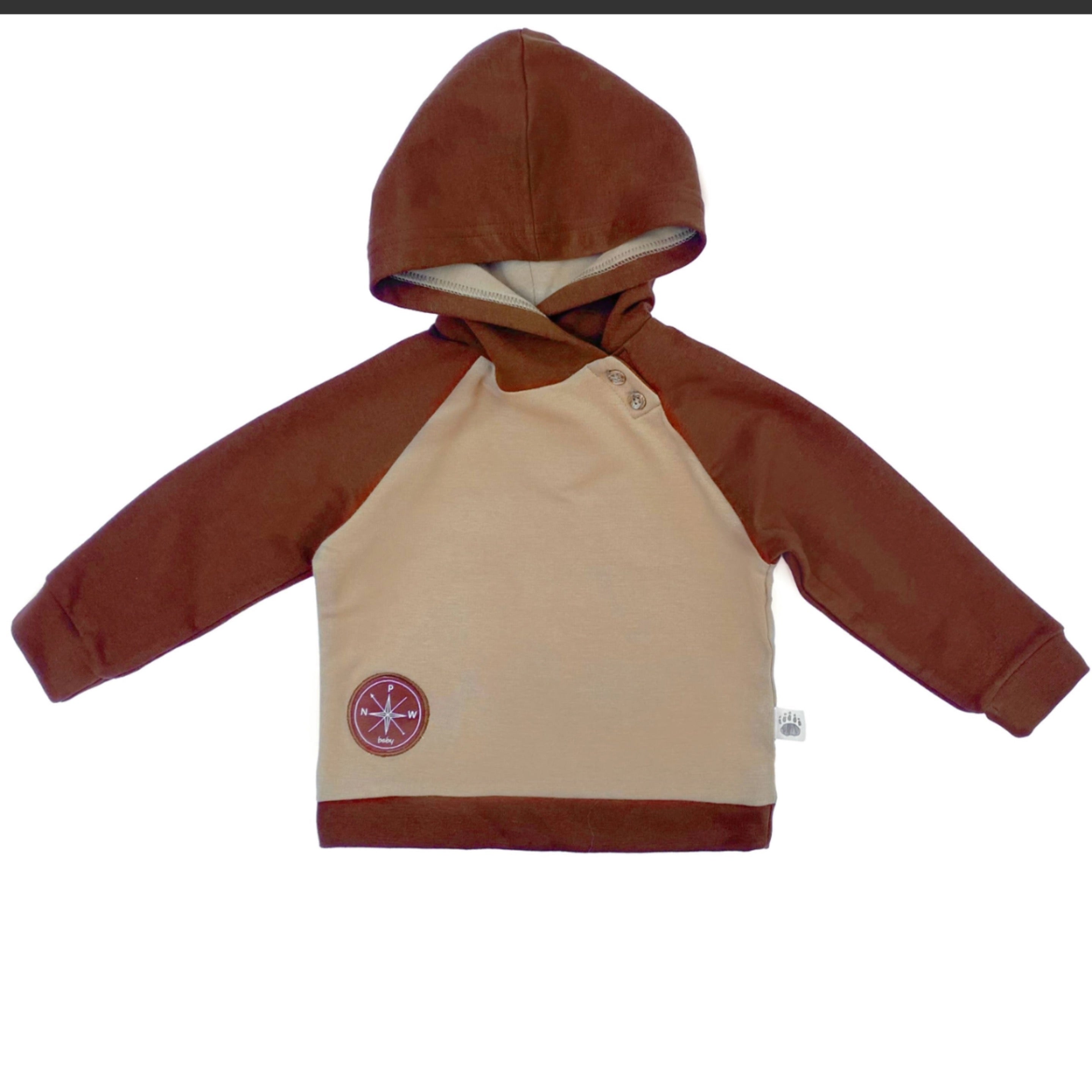 PNW Baby Camel Hooded Pullover