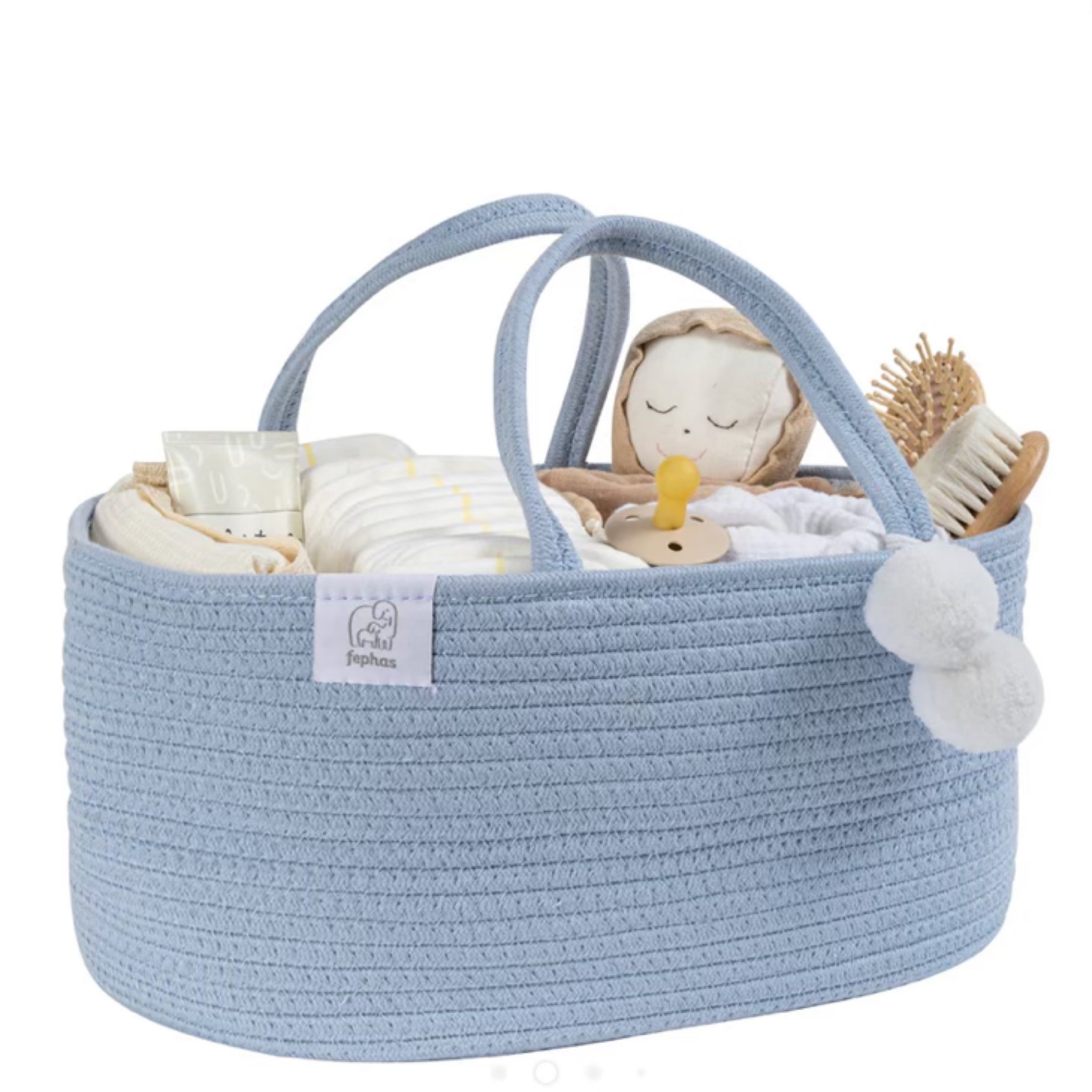Diaper Caddy Blue