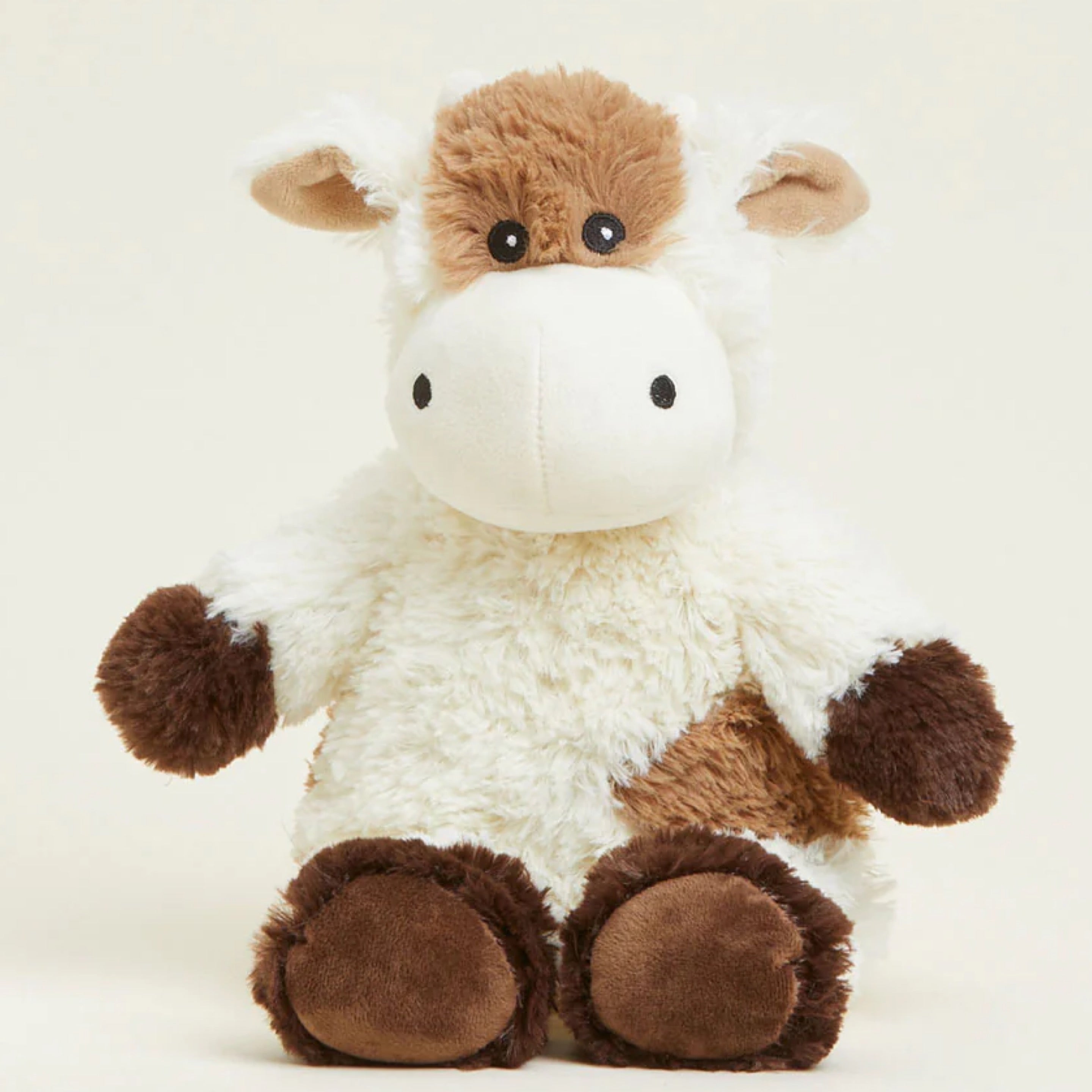 Warmies White & Brown Cow