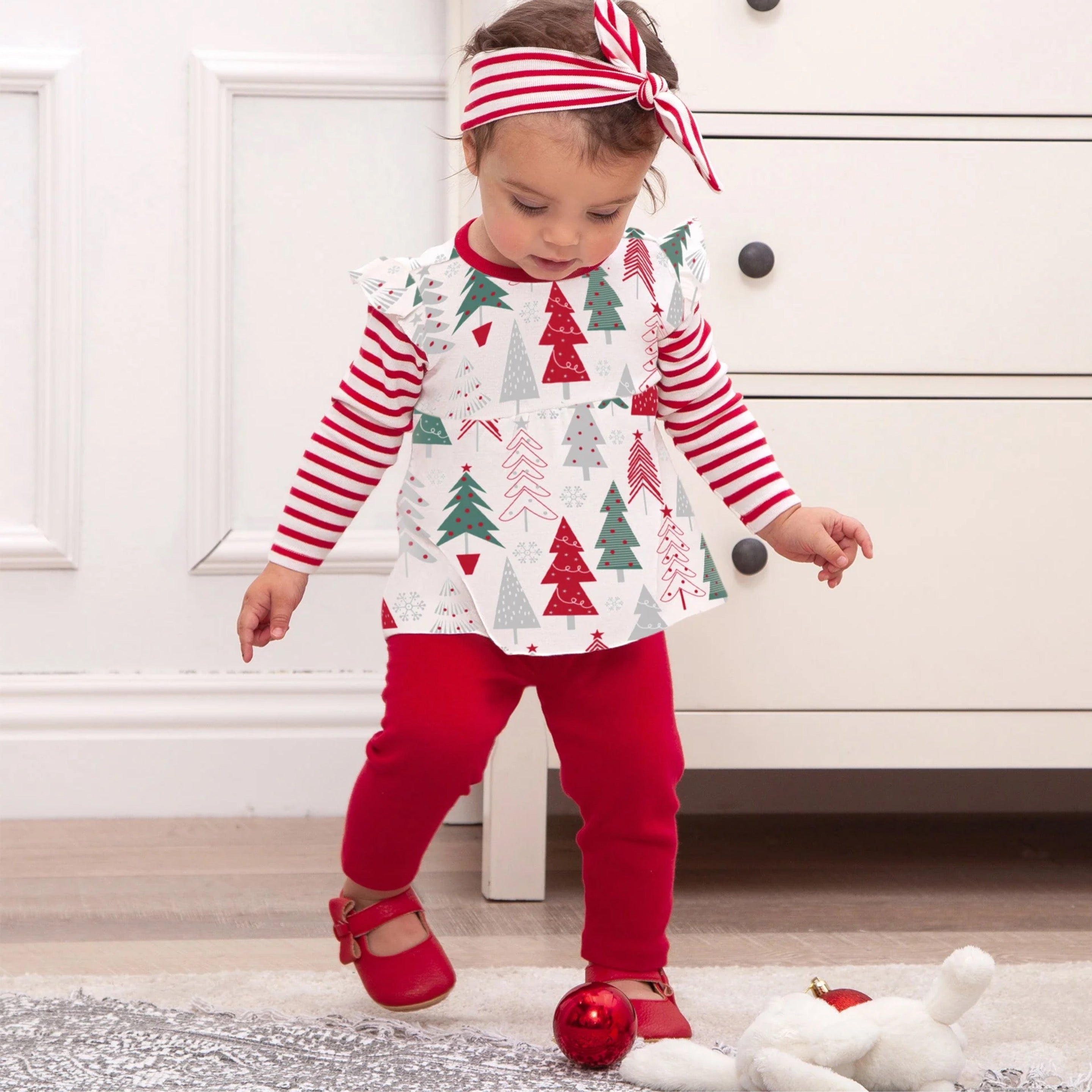 Christmas Trees 2pc Set w/ leggings