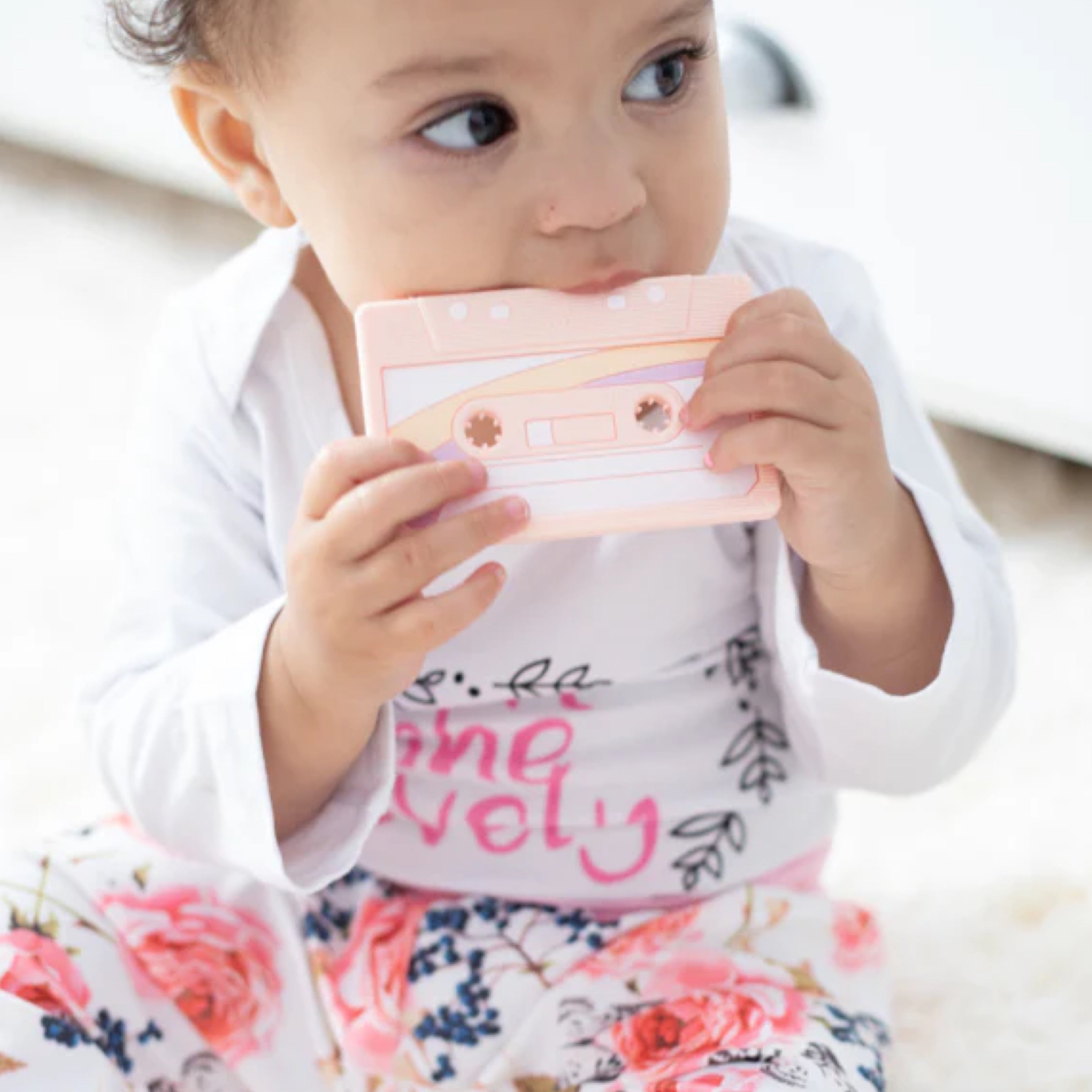 Cassette Tape Silicone Teether