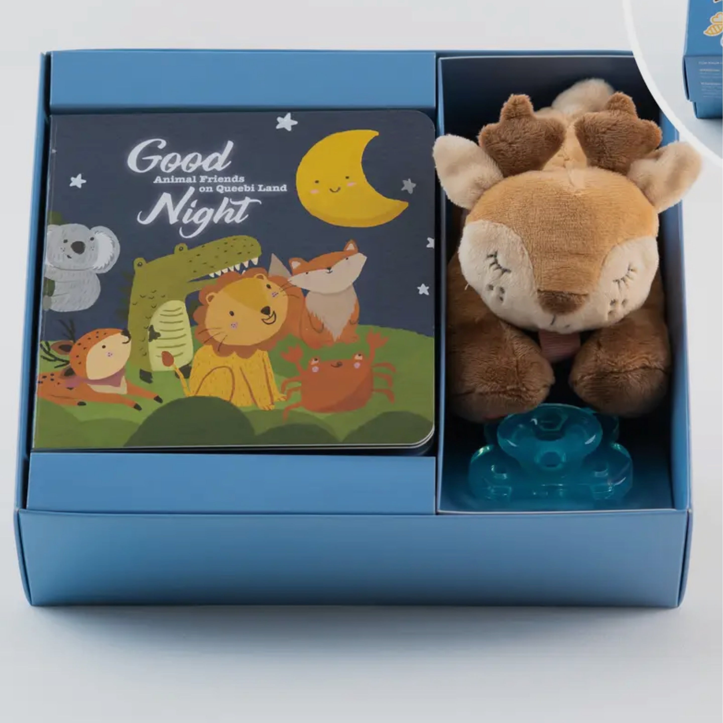 Deer Pacifier & Baby Book
