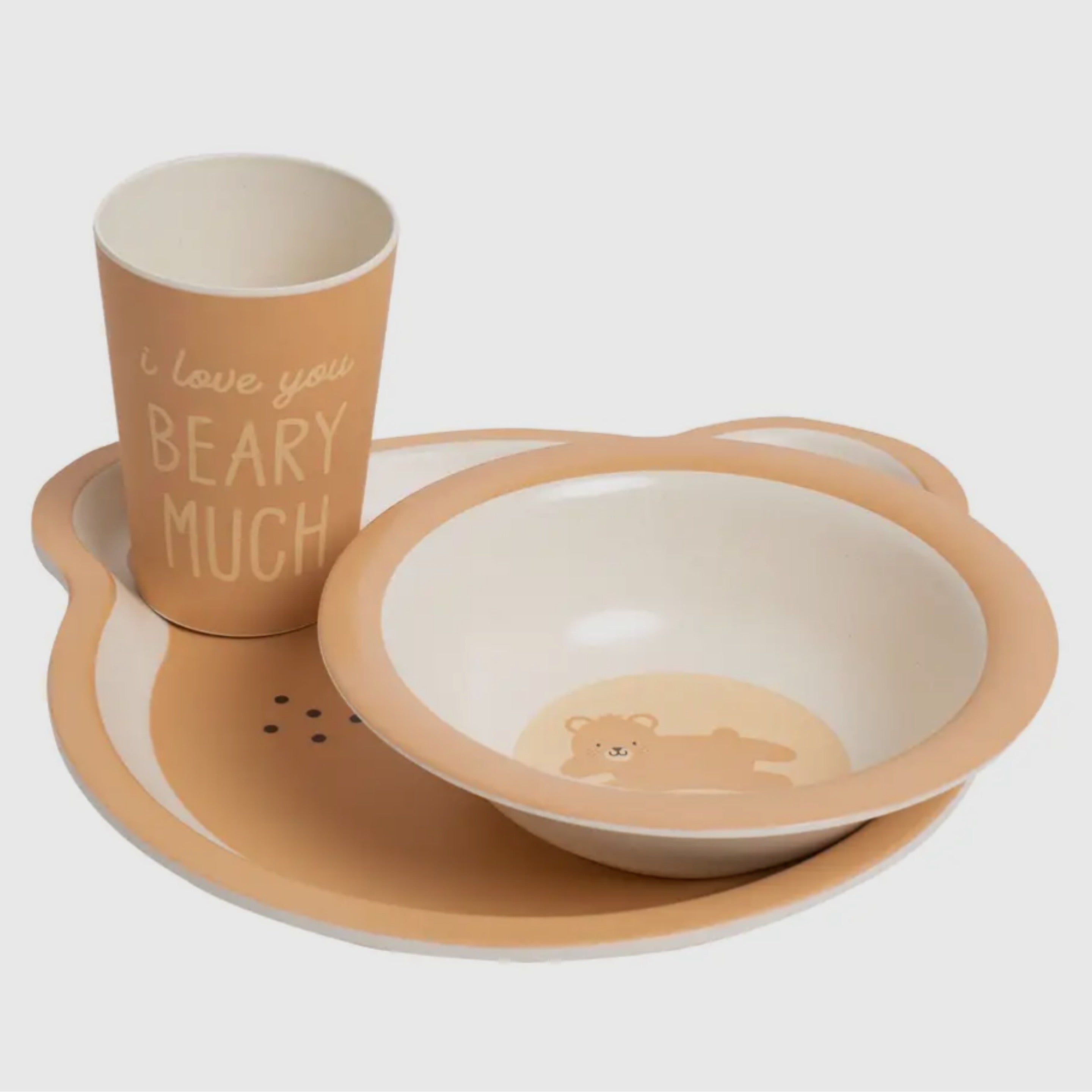 Bear Bamboo Feeding Set