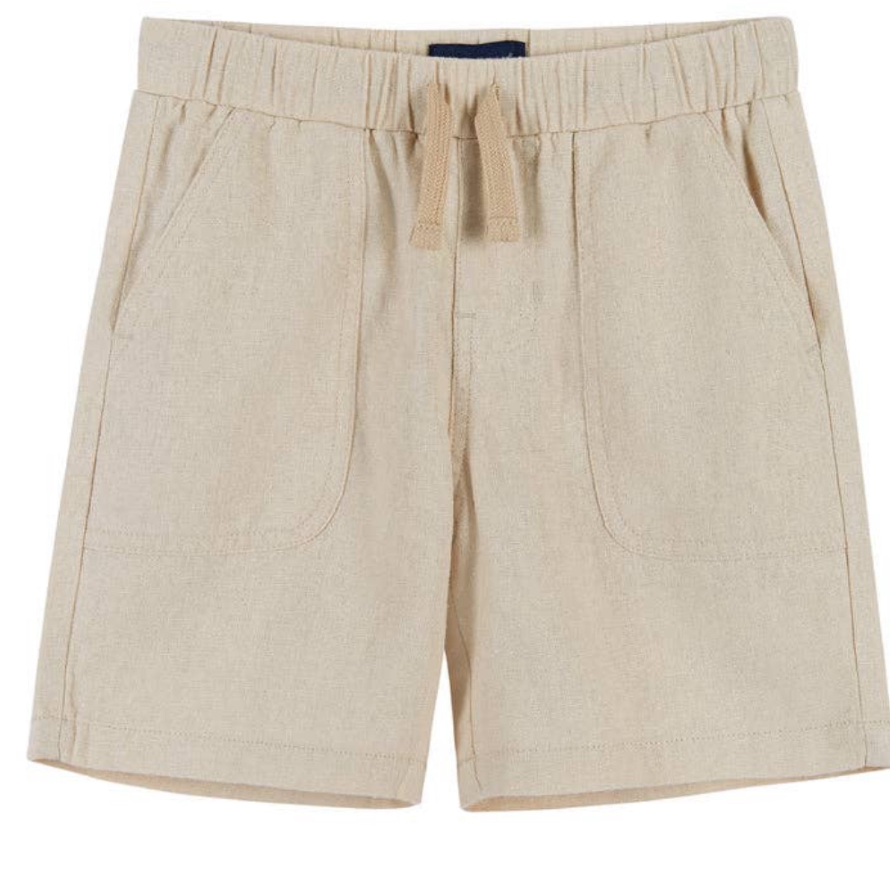 Tan Linen Shorts