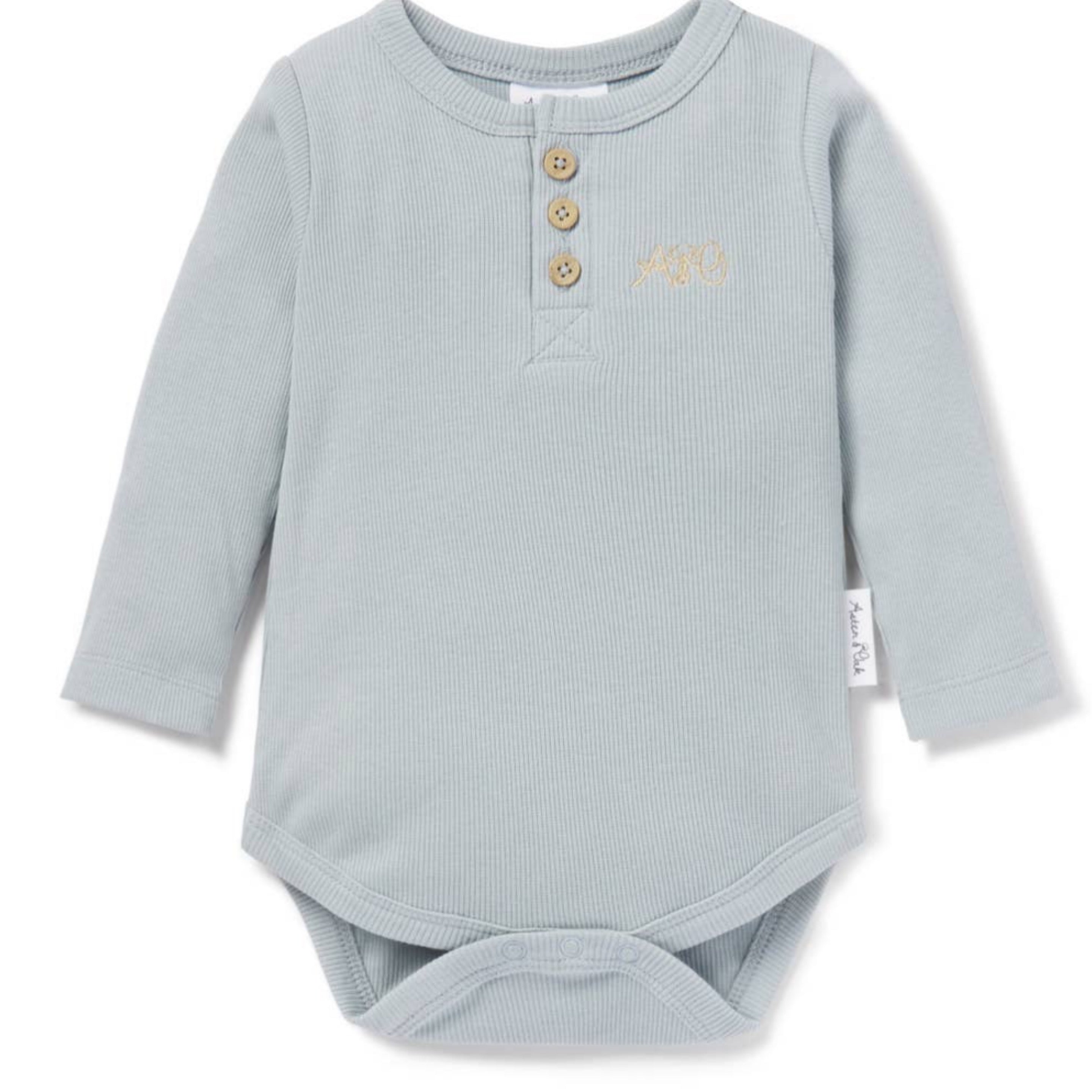 Blue Fog Rib Bodysuit