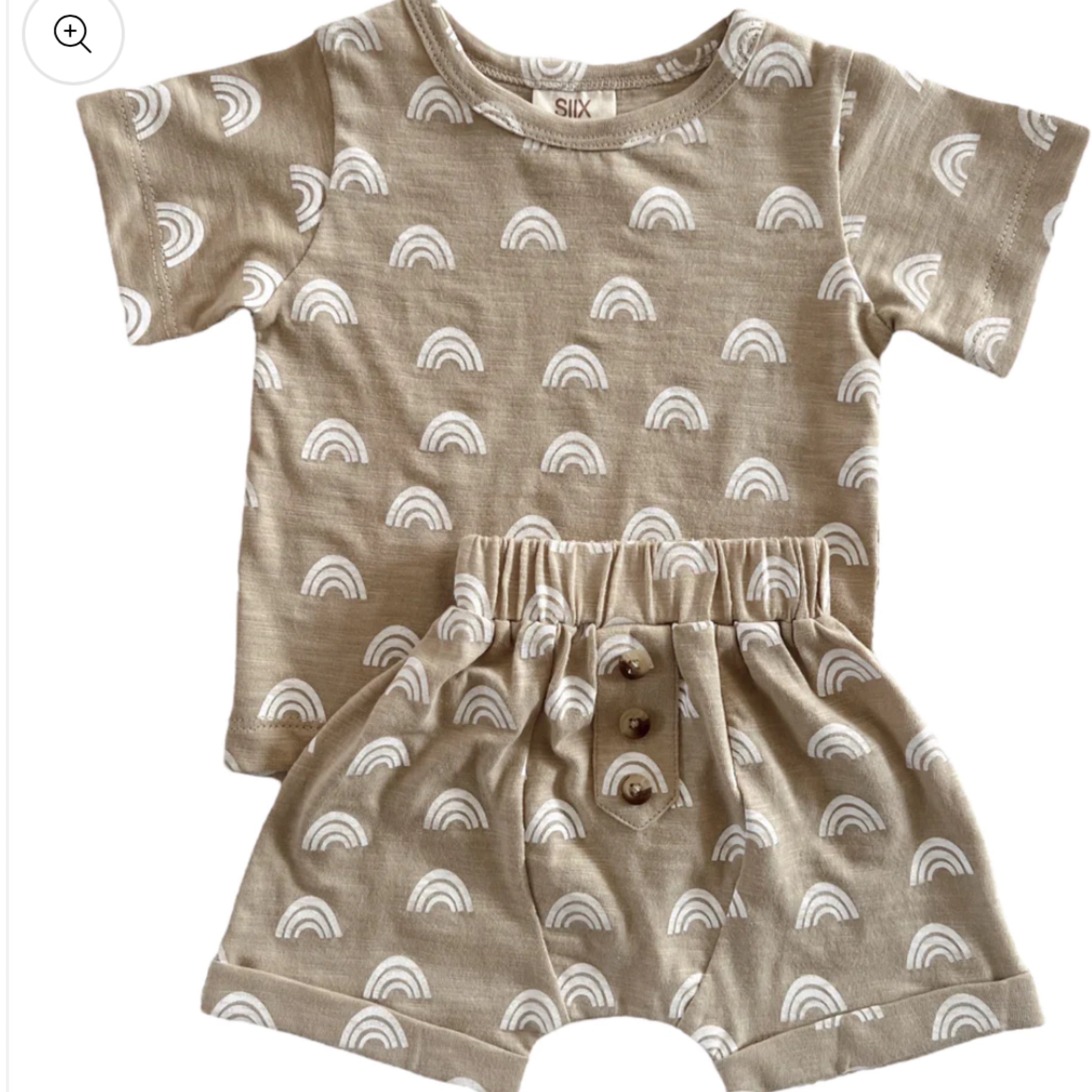 Organic Rainbow Short & Tee Set