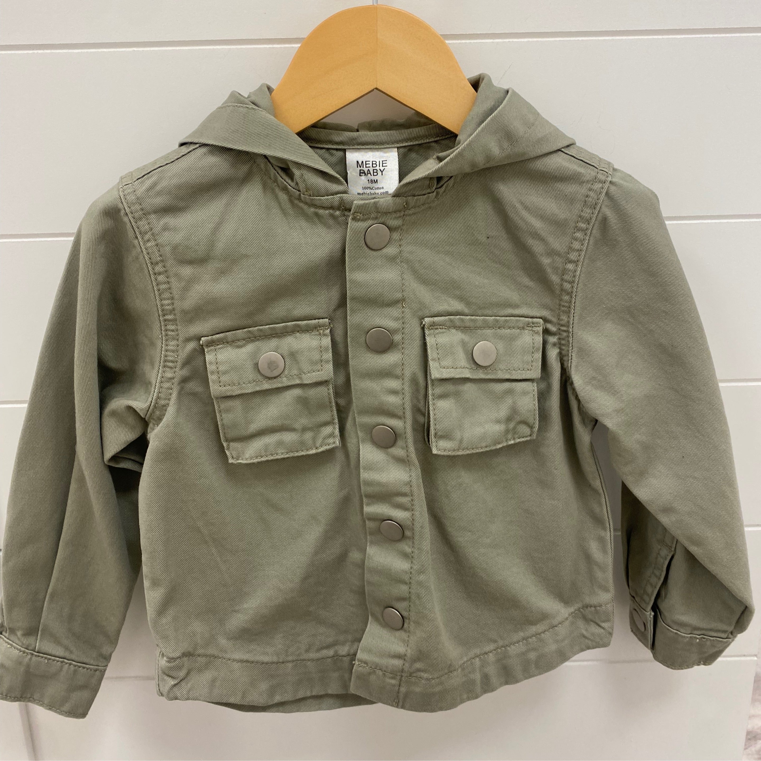 Sage Hooded Lightweight Jacket