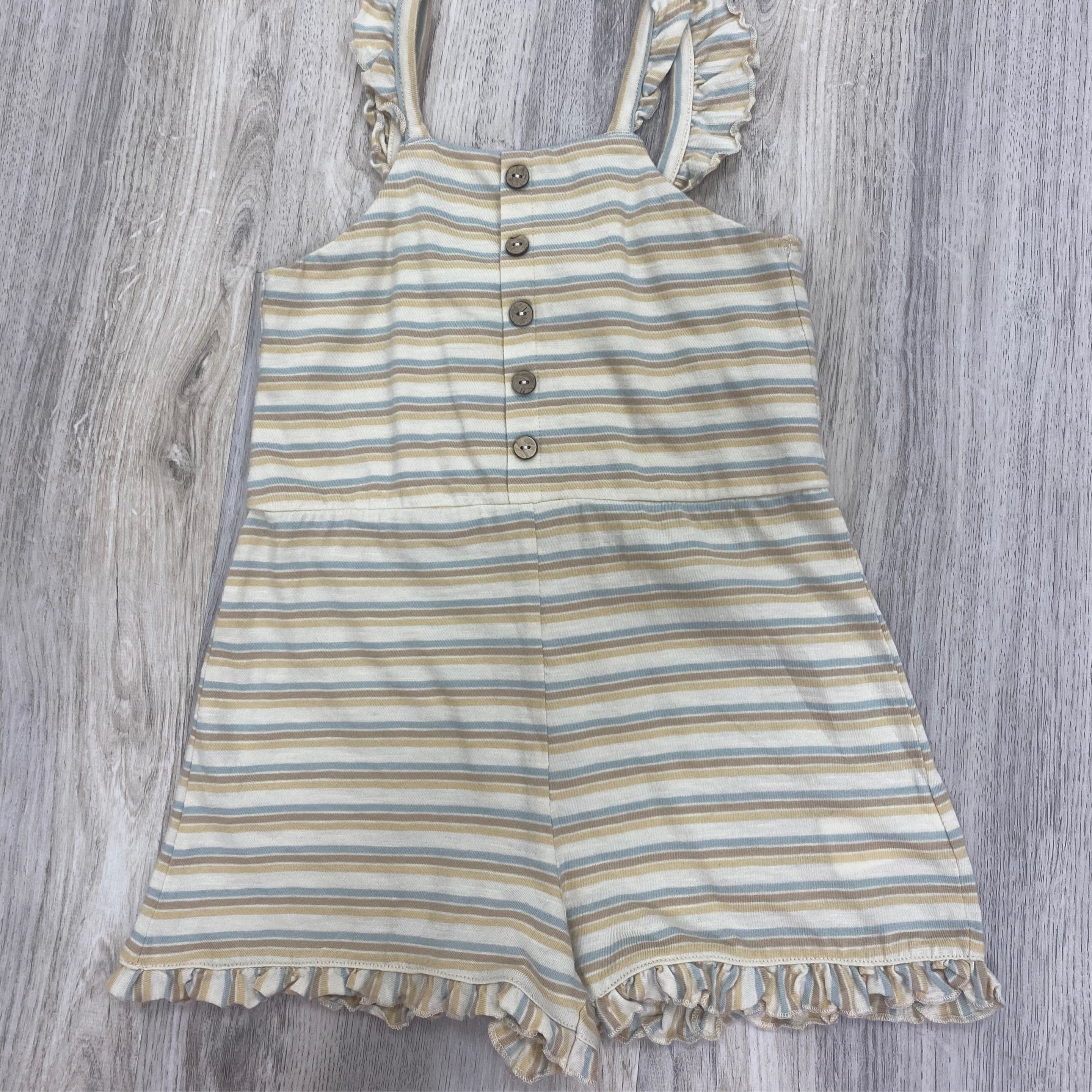 Addy Romper Vintage Stripe
